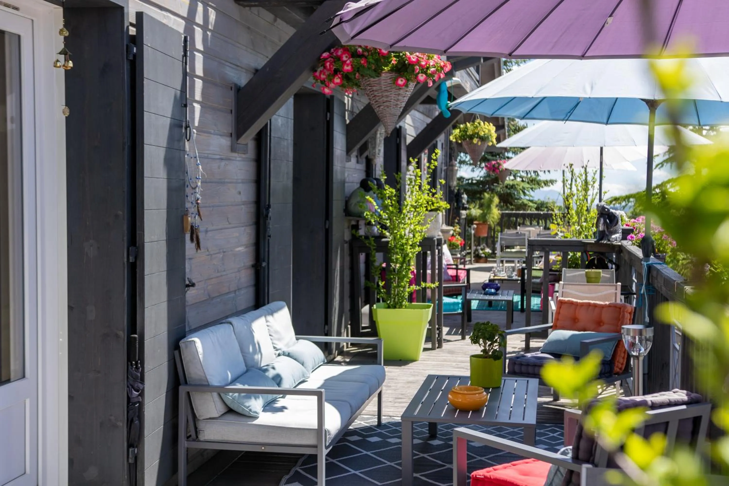 Garden in L'Alpen Roc