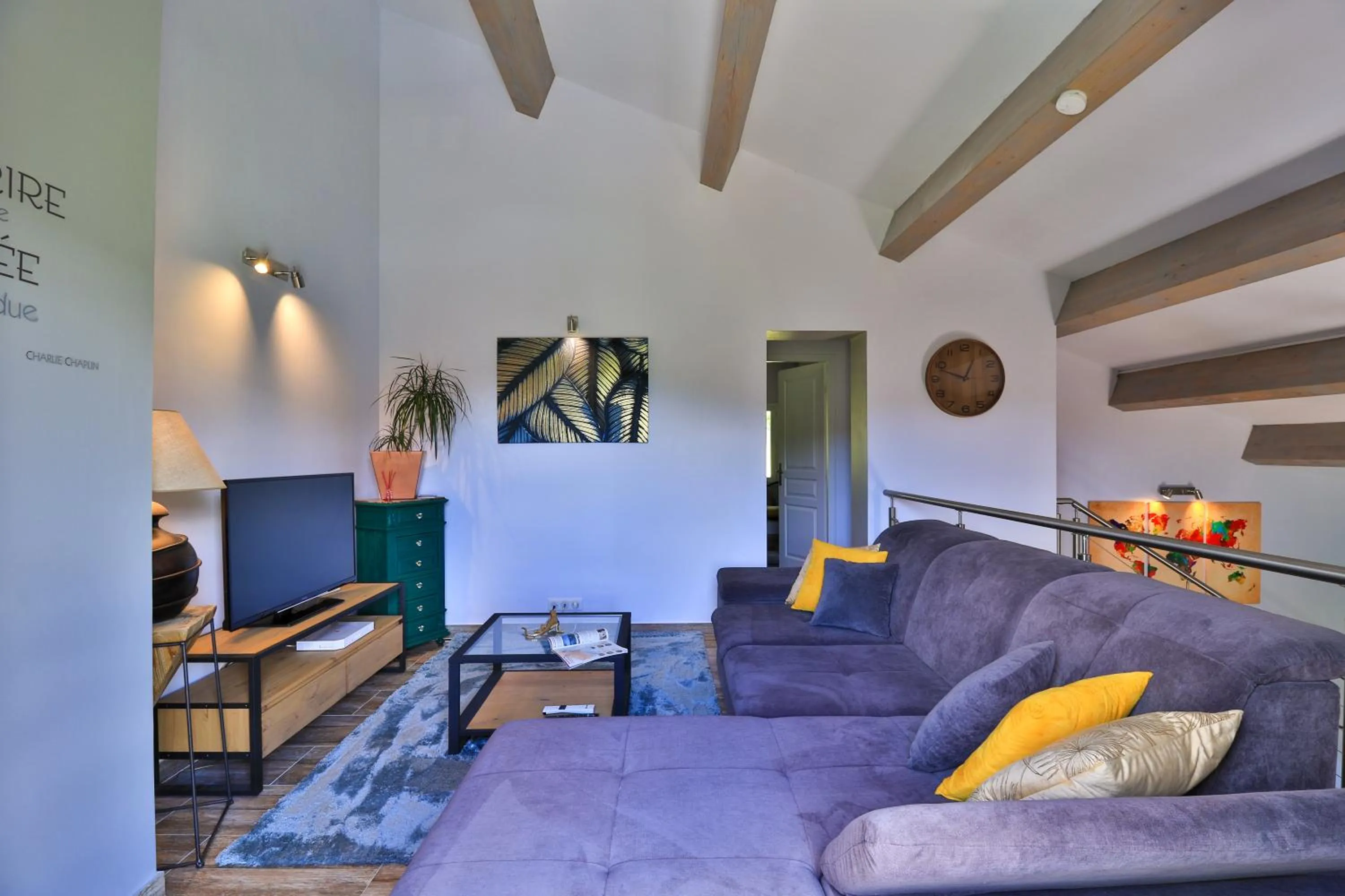 Living room in L'Alpen Roc