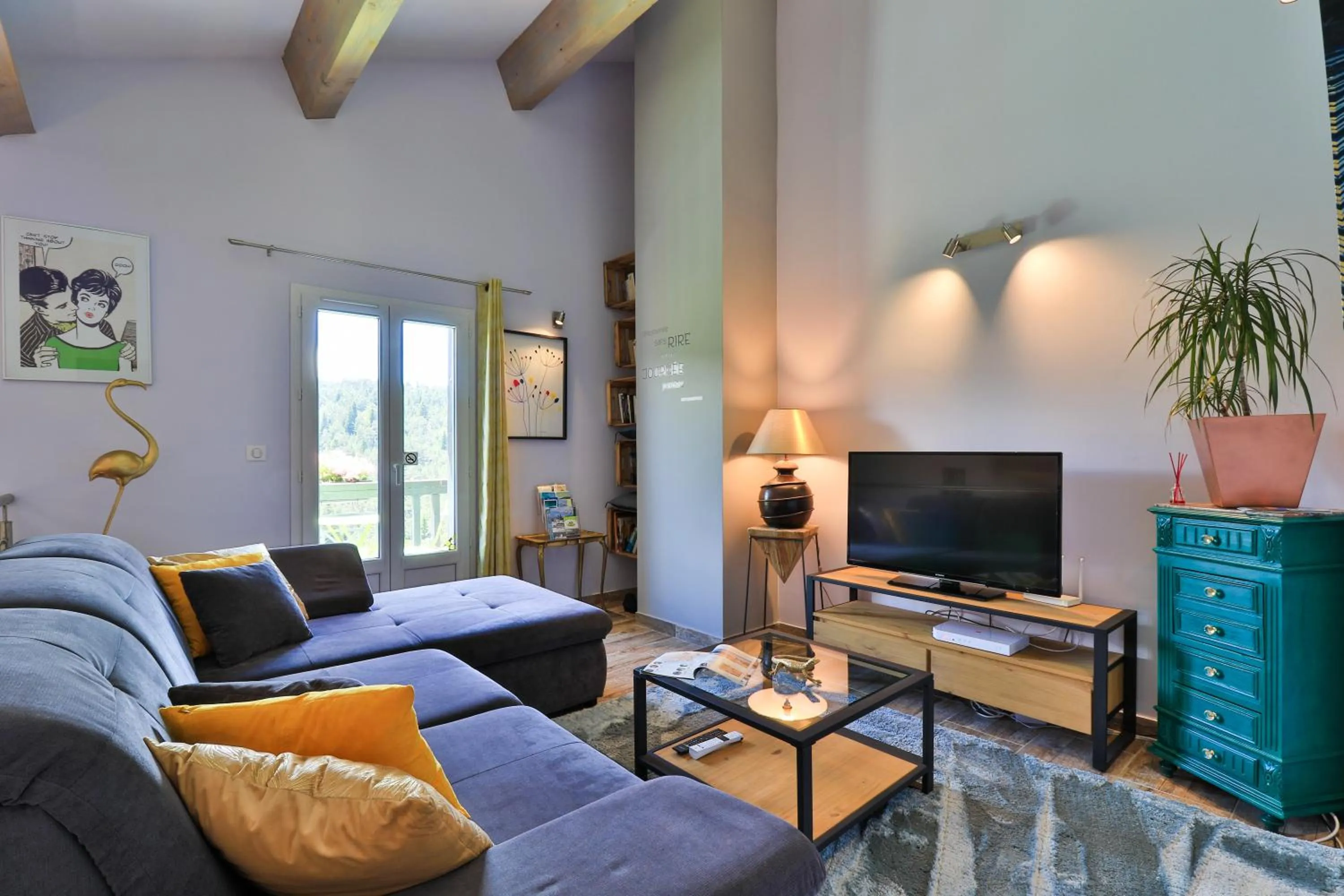 Living room in L'Alpen Roc