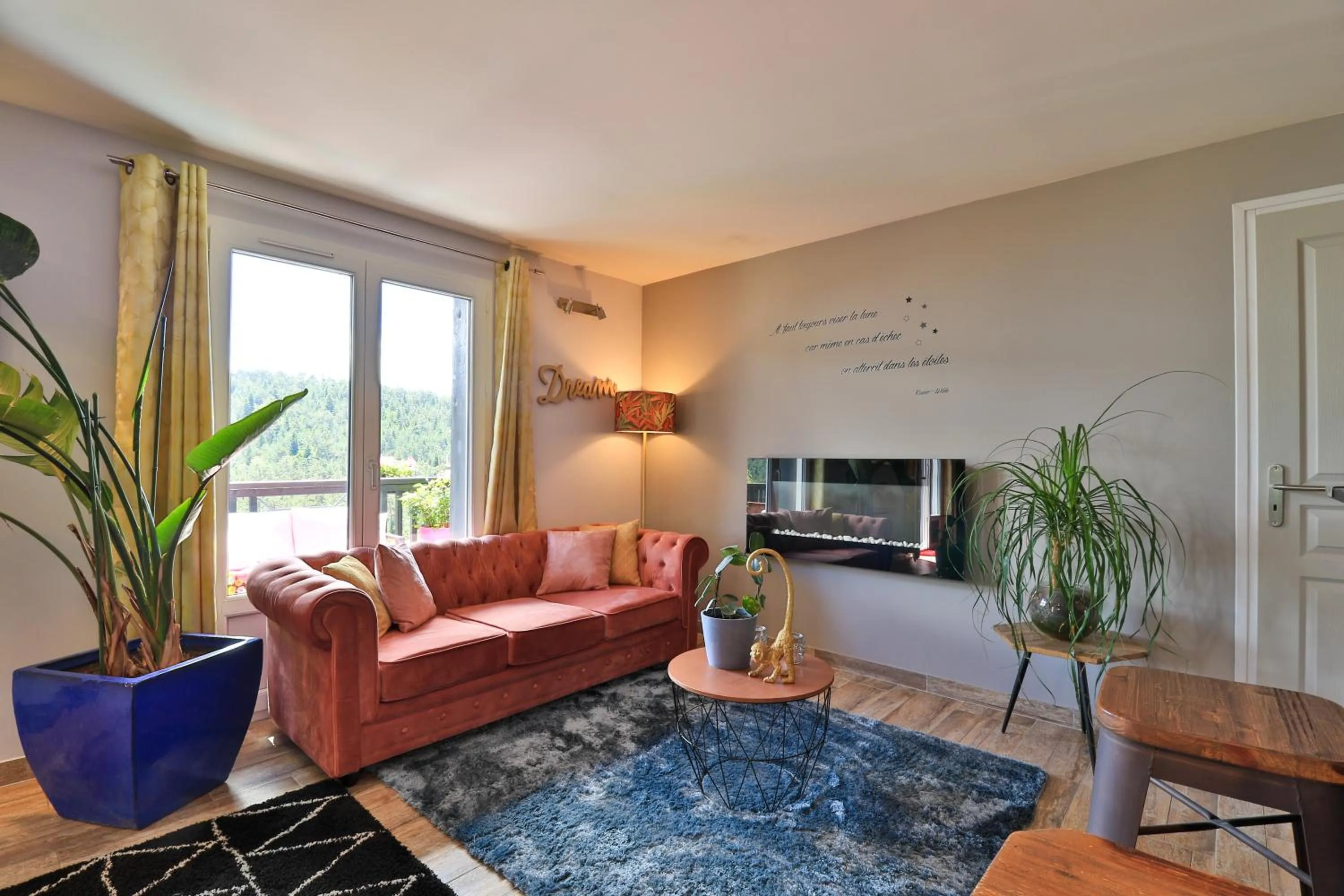 Living room in L'Alpen Roc