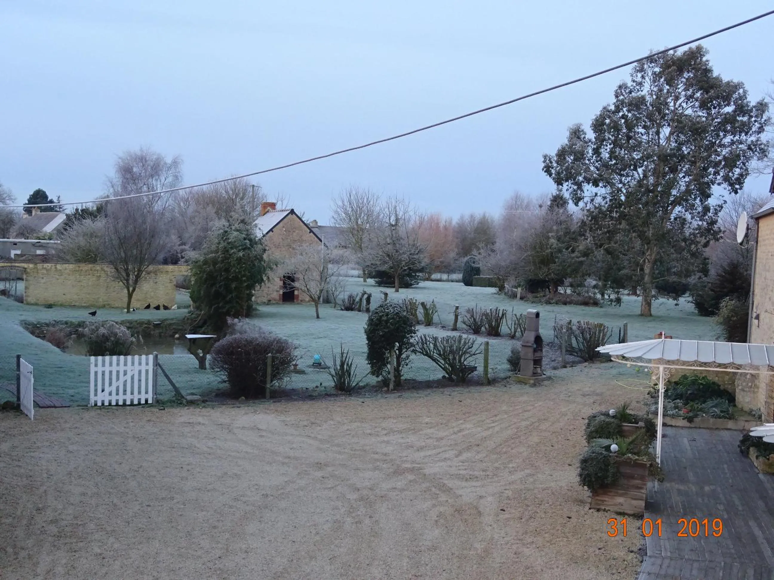 Garden view in La ferme aux chats