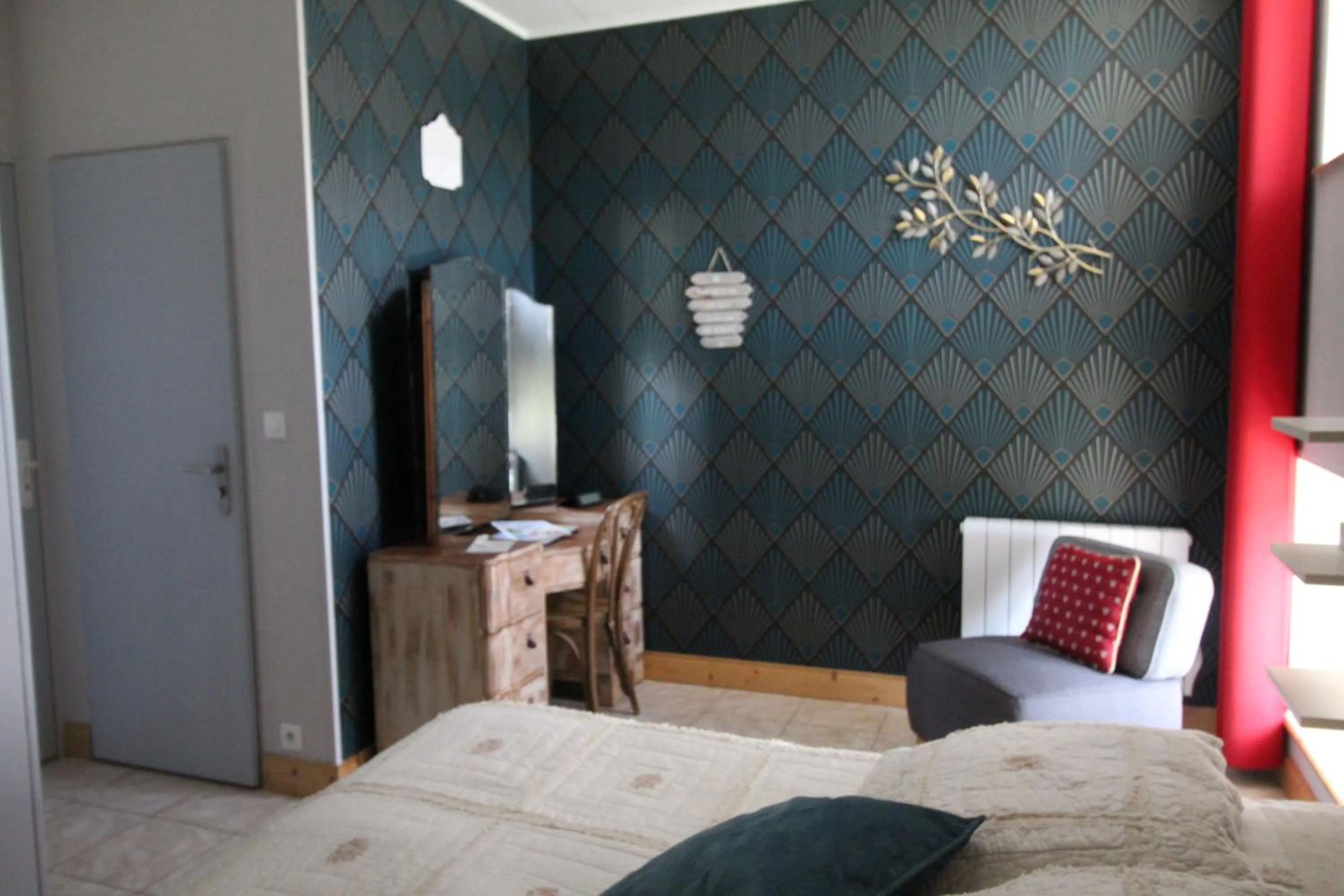 Bedroom in La ferme aux chats