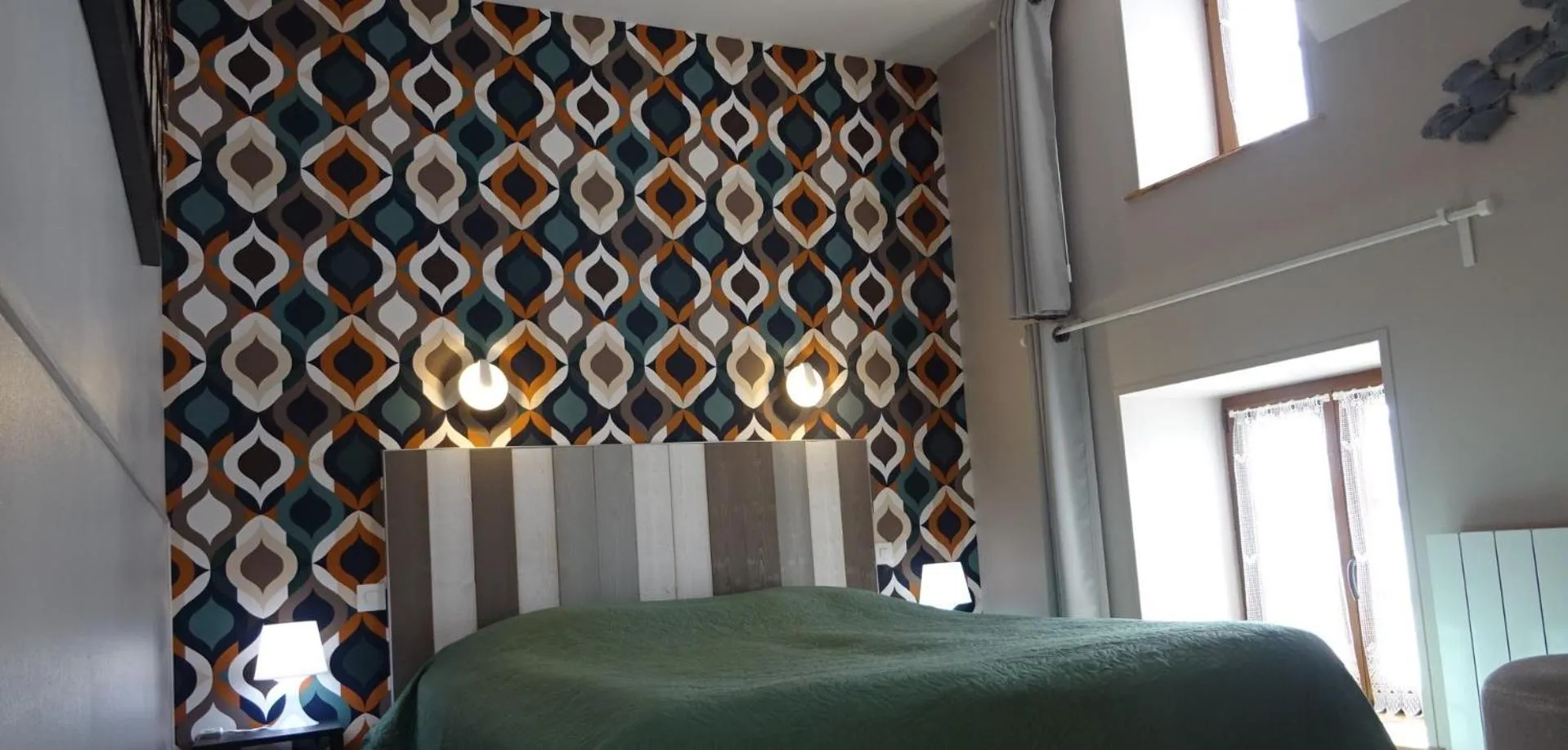 Bed in La ferme aux chats