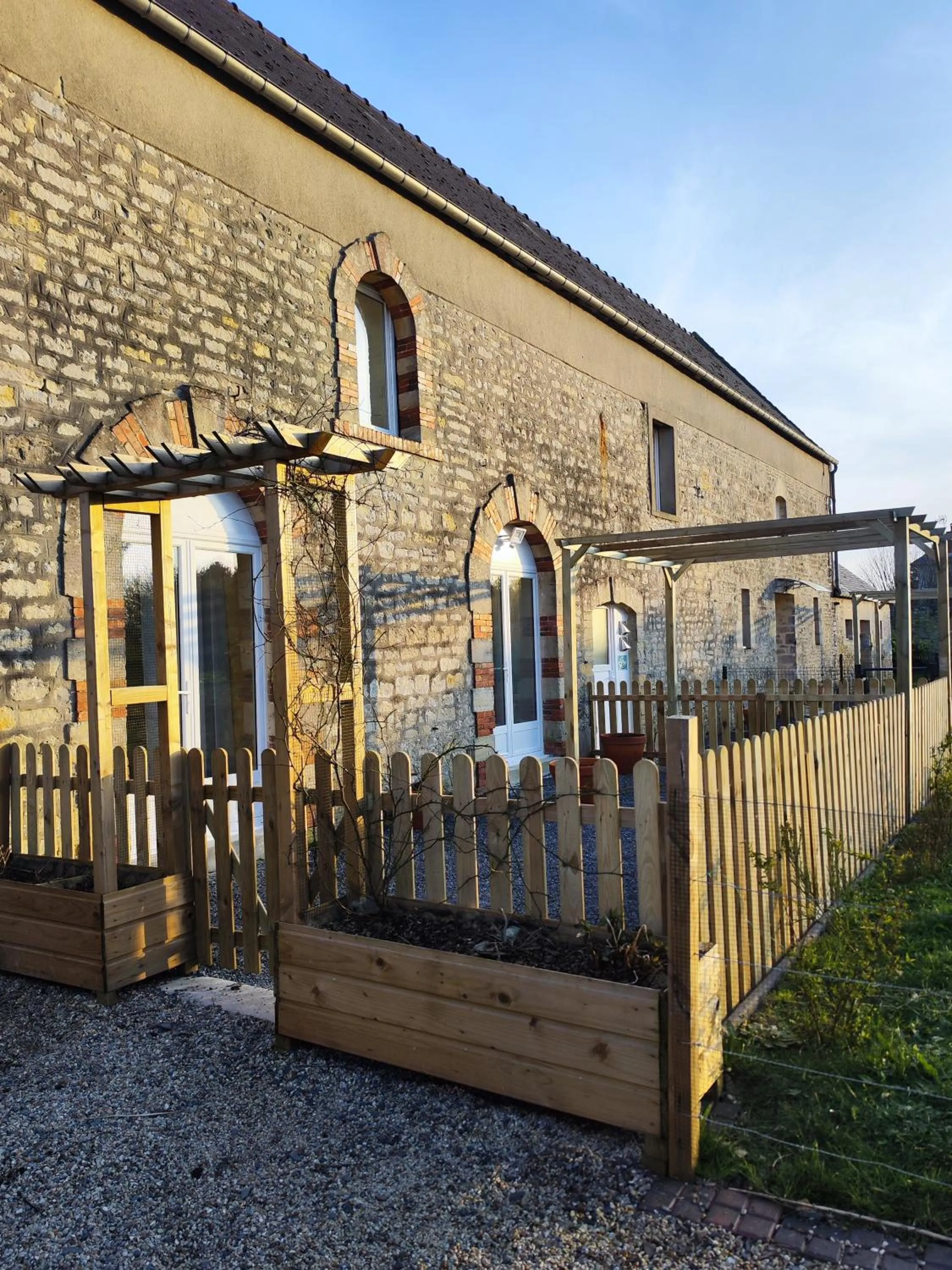 Patio in La ferme aux chats