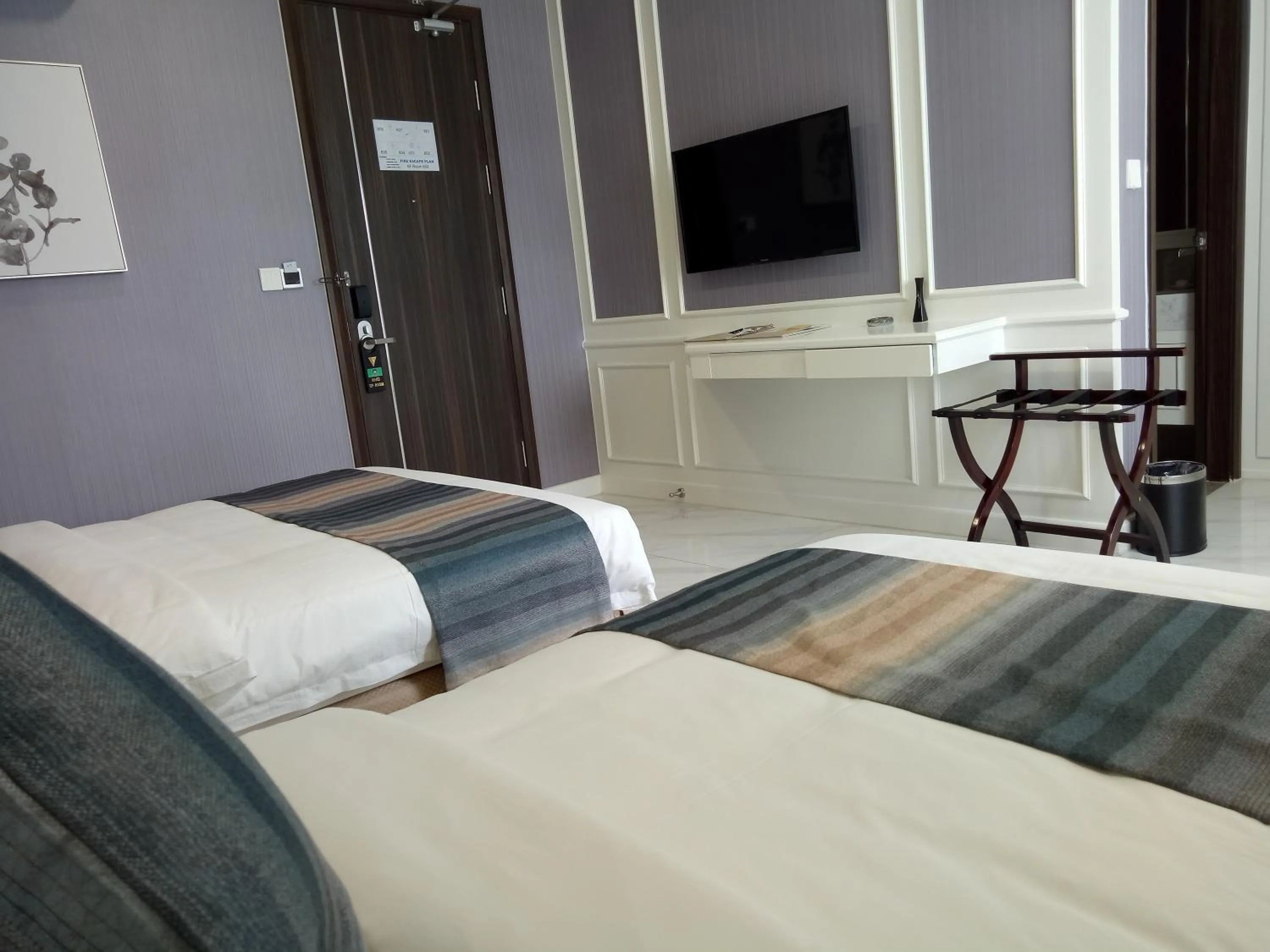 Bed in V Boutique Hotel