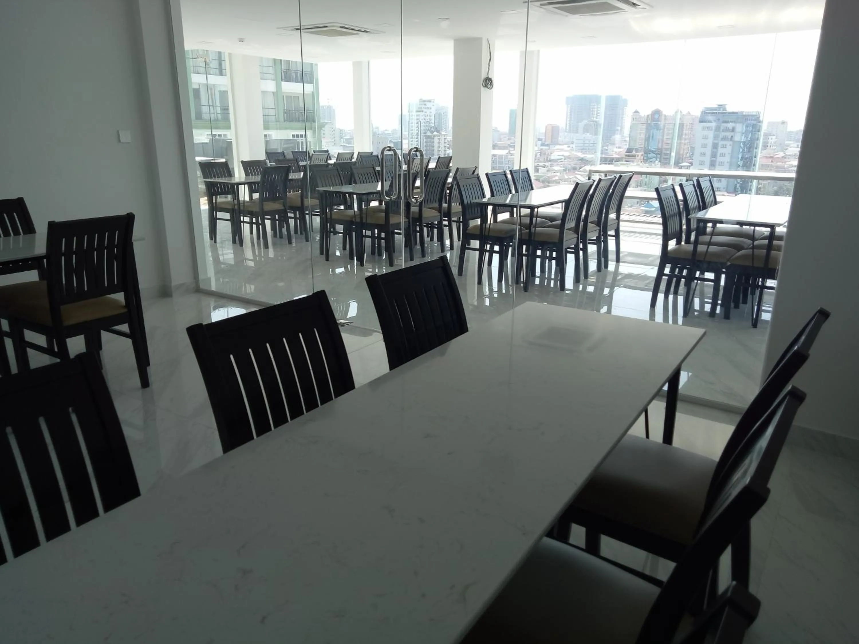 Dining area in V Boutique Hotel