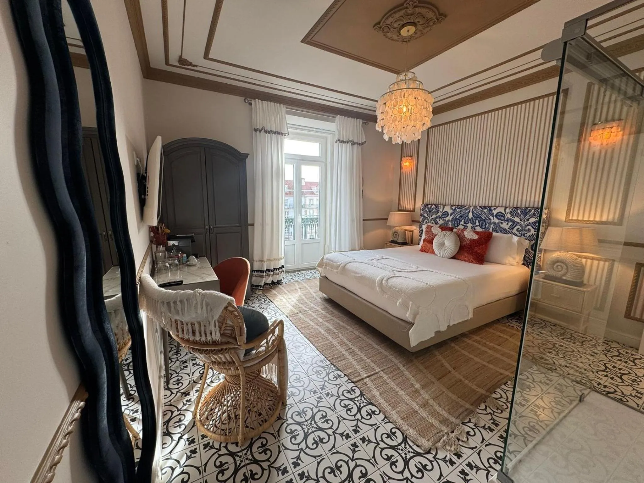 Double Room with Square View in Solar dos Poetas