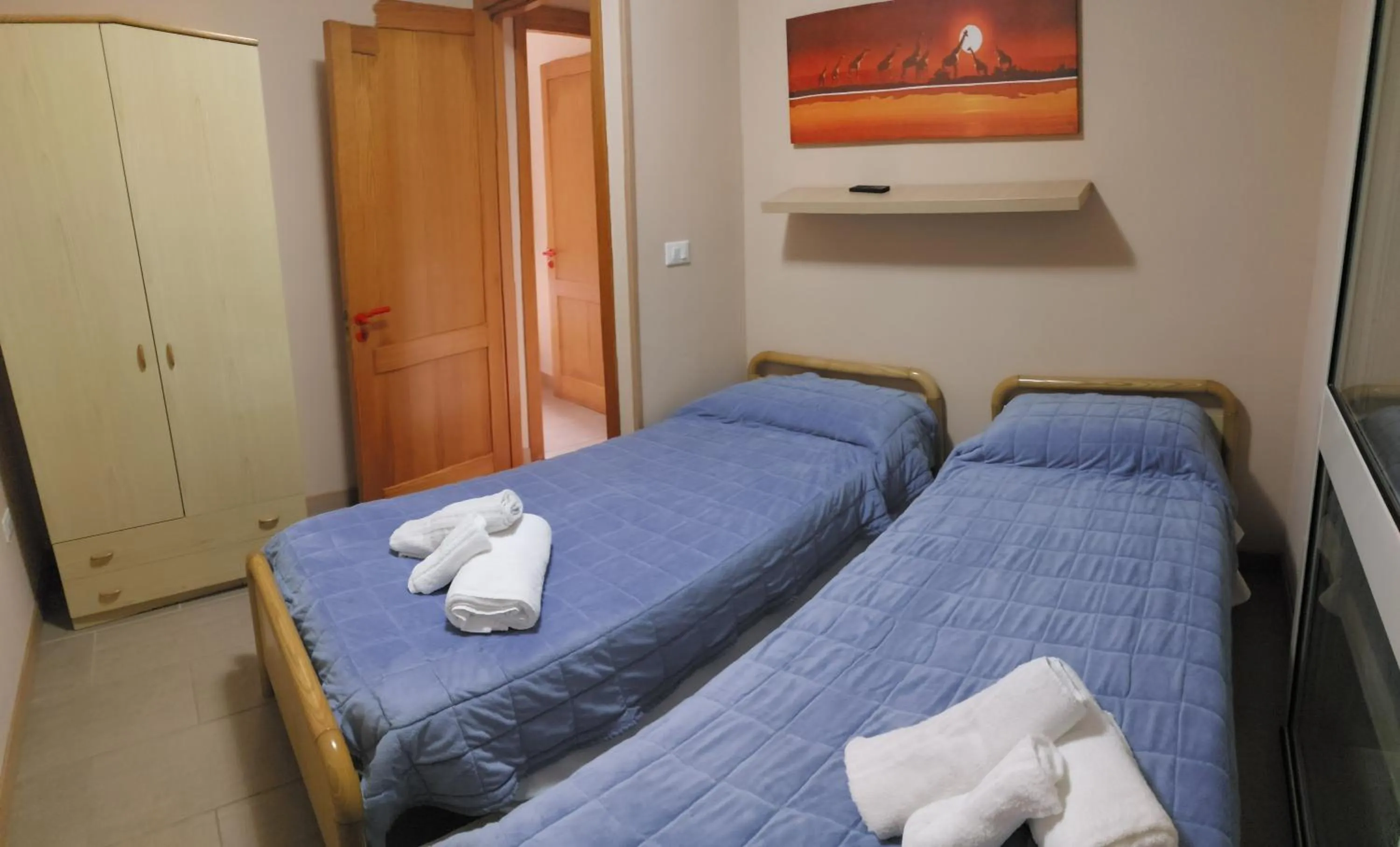 Bed in Hotel Blue Sky - San Foca