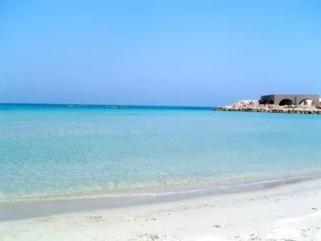 Beach in Hotel Blue Sky - San Foca