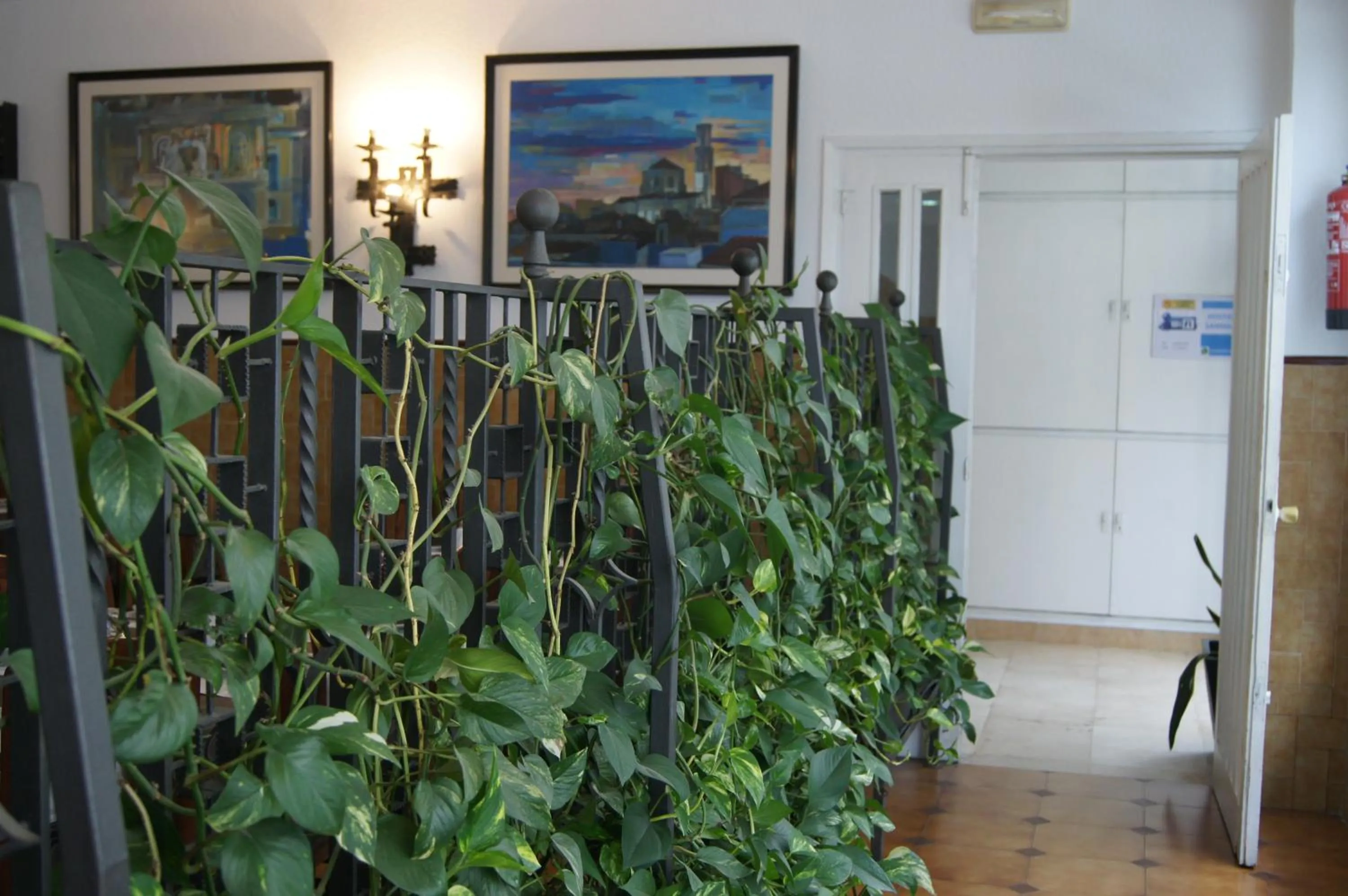 Lobby or reception in Hostal Sanmar