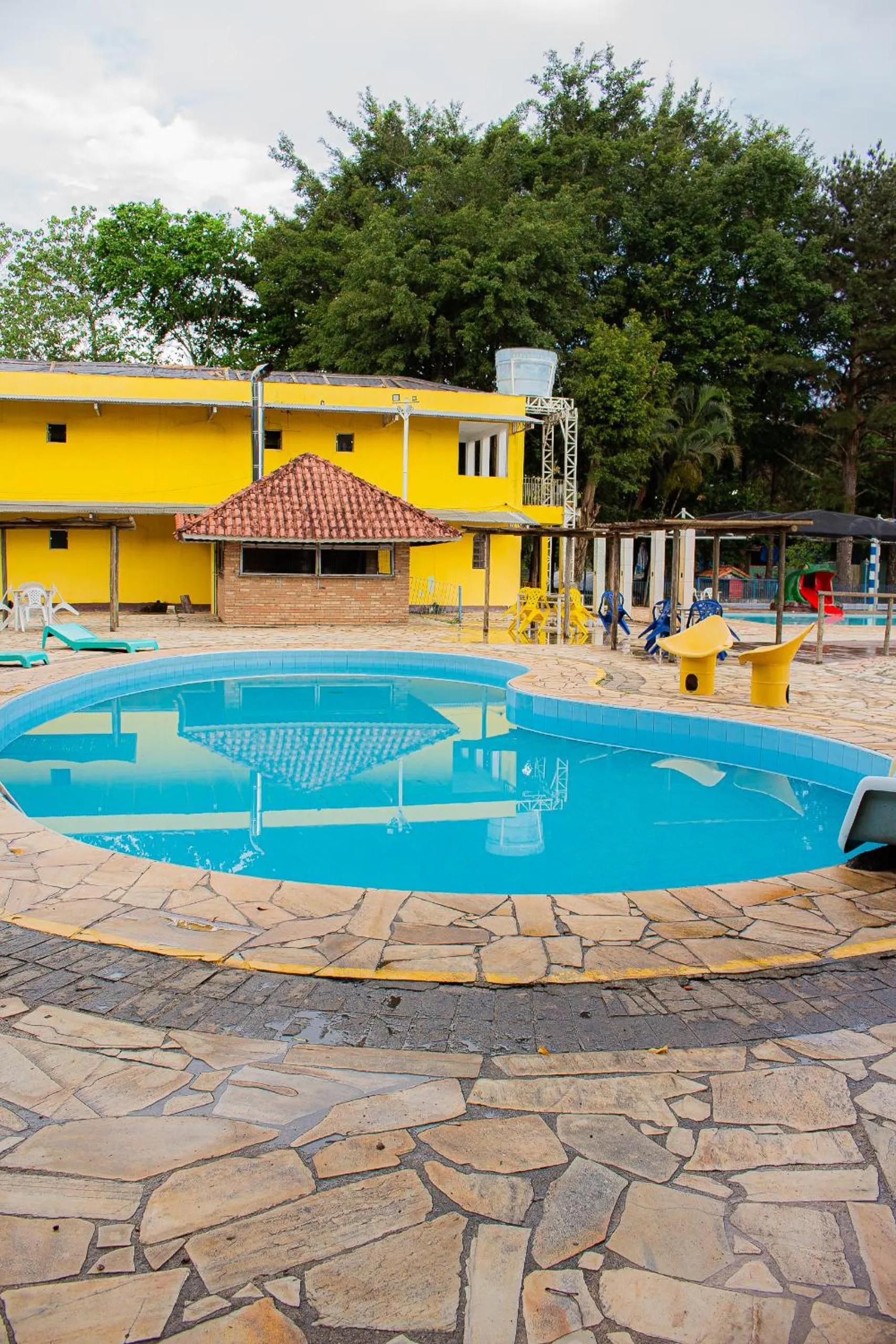 Pool view in Hotel Fazenda Pé da Serra