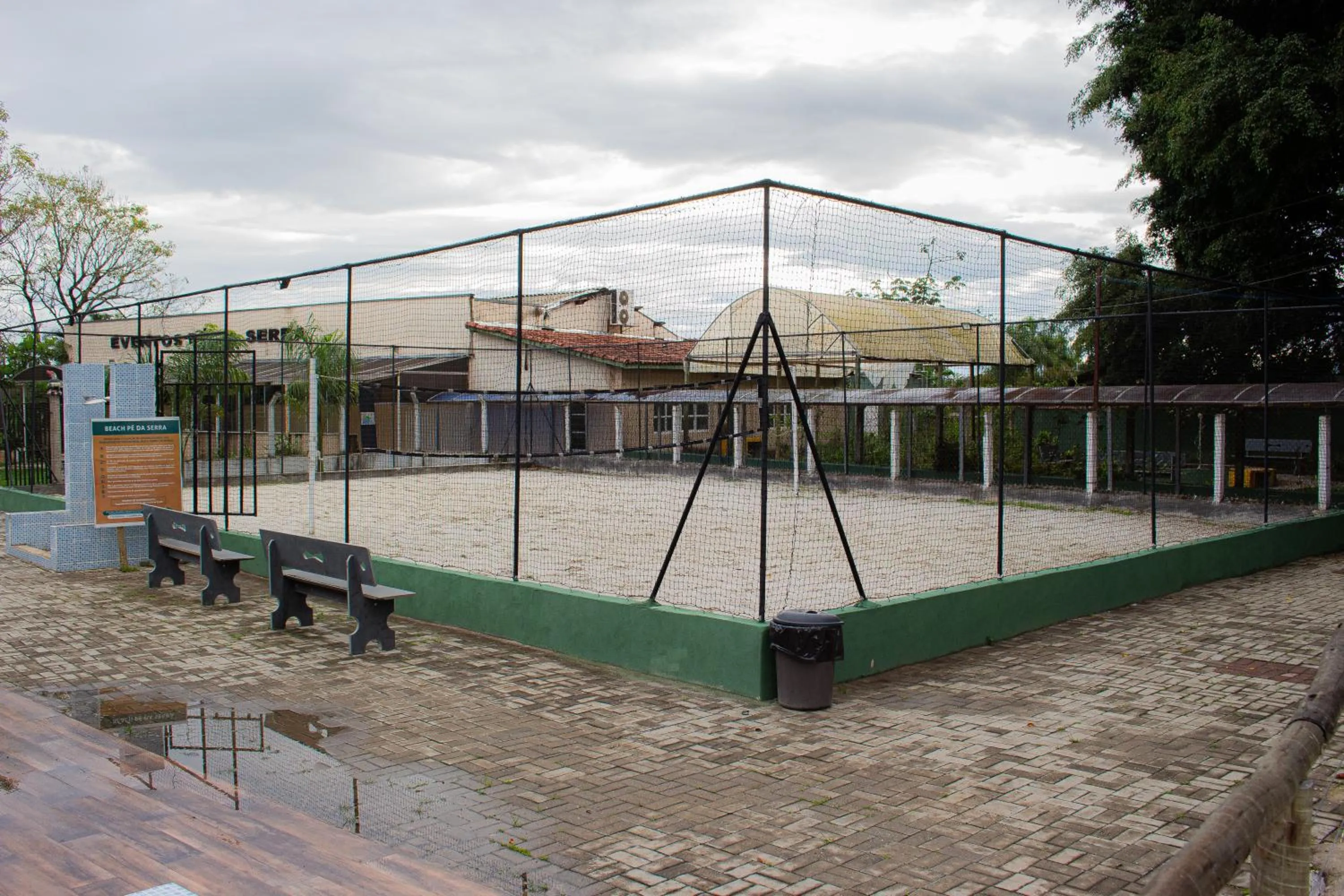 Tennis court in Hotel Fazenda Pé da Serra