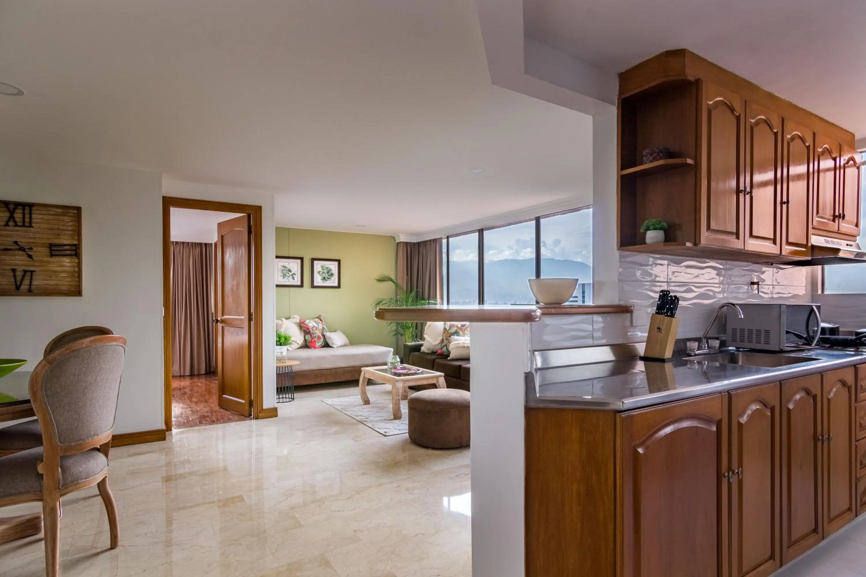 Kitchen or kitchenette in Alcazar de Oviedo by EE Hoteles