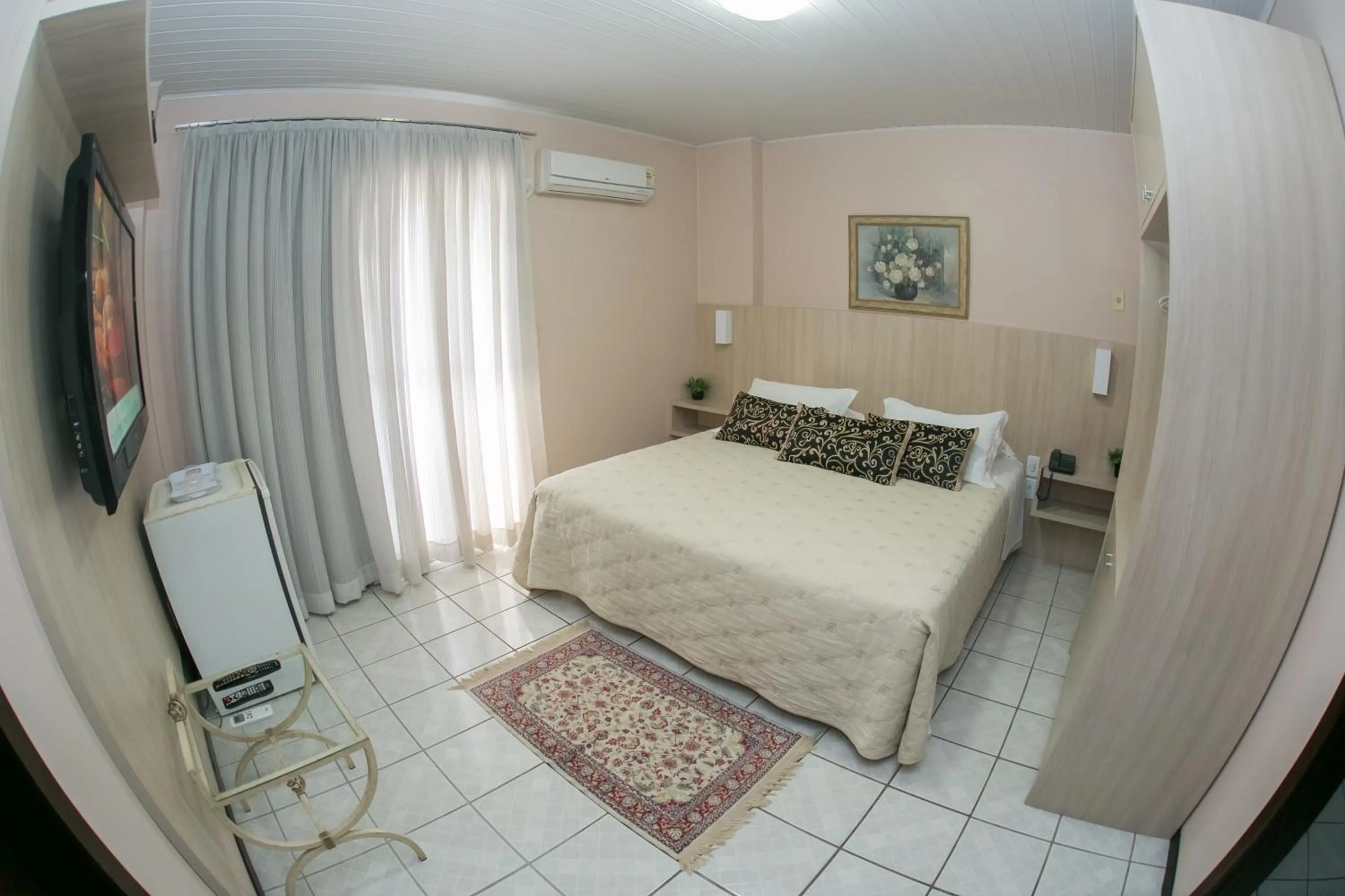 Bed in Hotel Apolo XVI