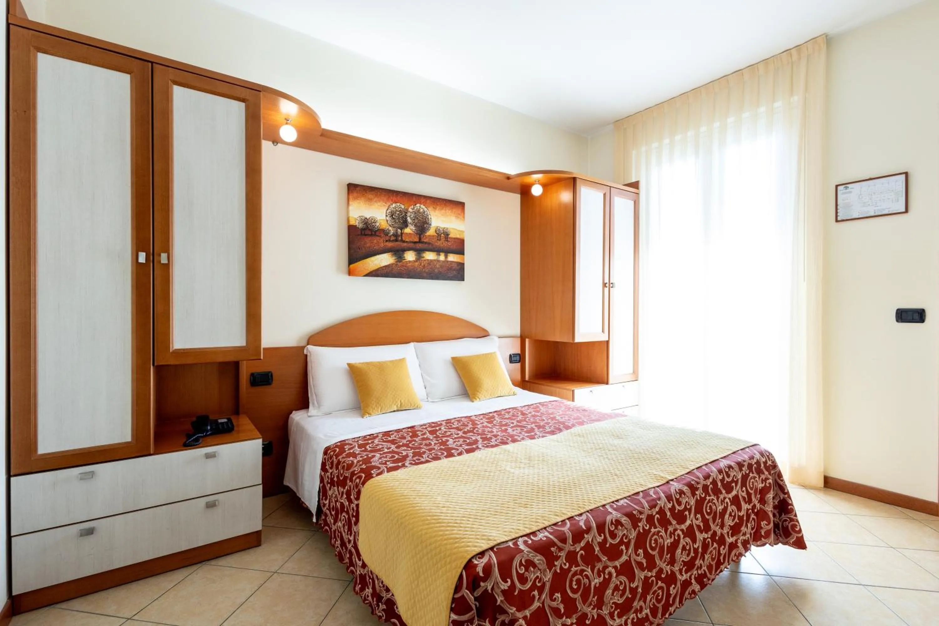 Bedroom, Bed in Hotel Palm Beach B&B SEA VIEW