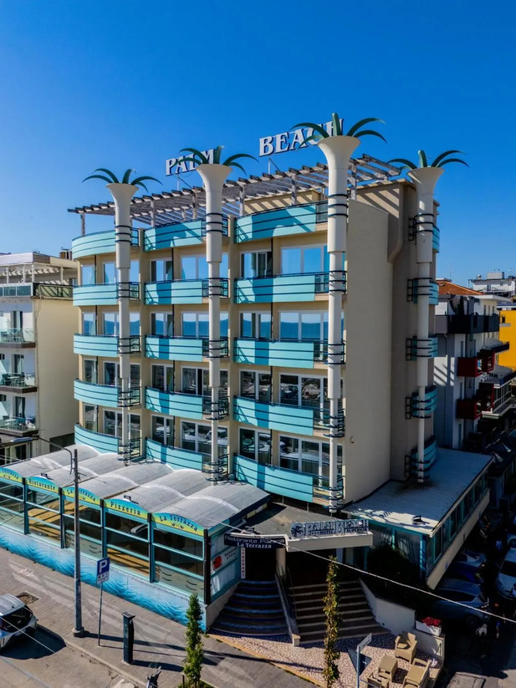 Property building in Hotel Palm Beach B&B SEA VIEW