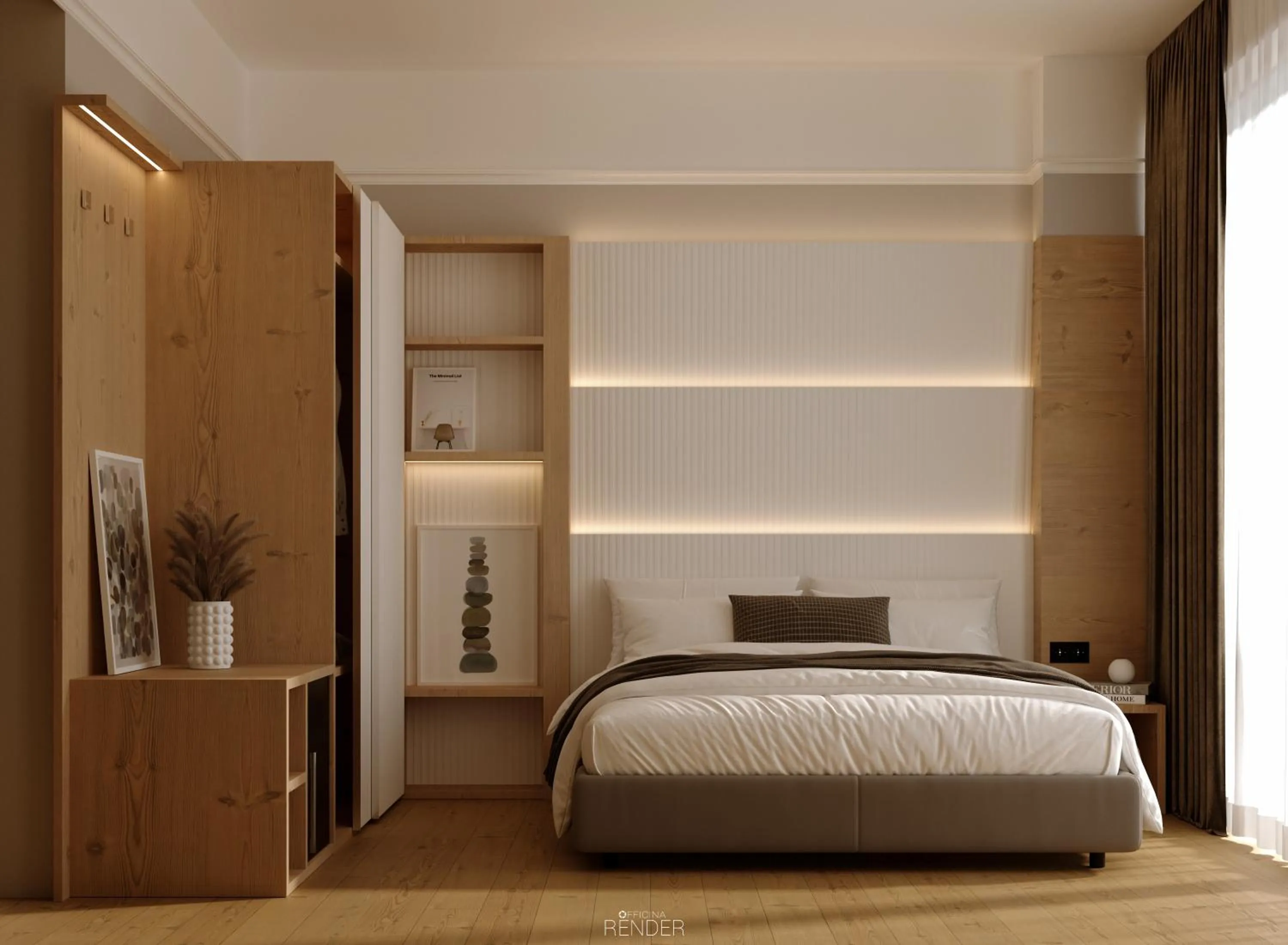 Bedroom, Bed in Hotel Palm Beach B&B SEA VIEW