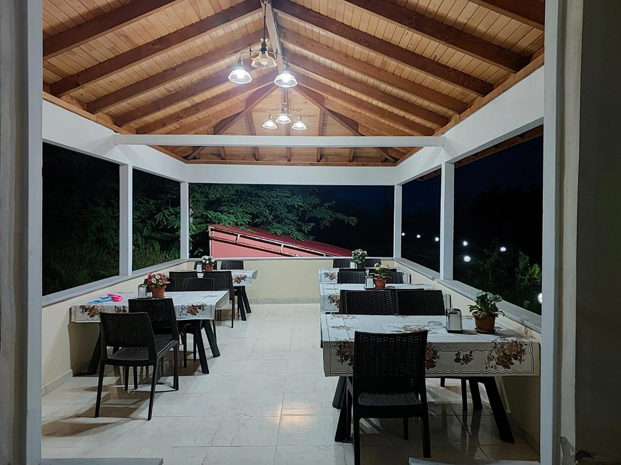 Patio in Zarha Mountain Villas