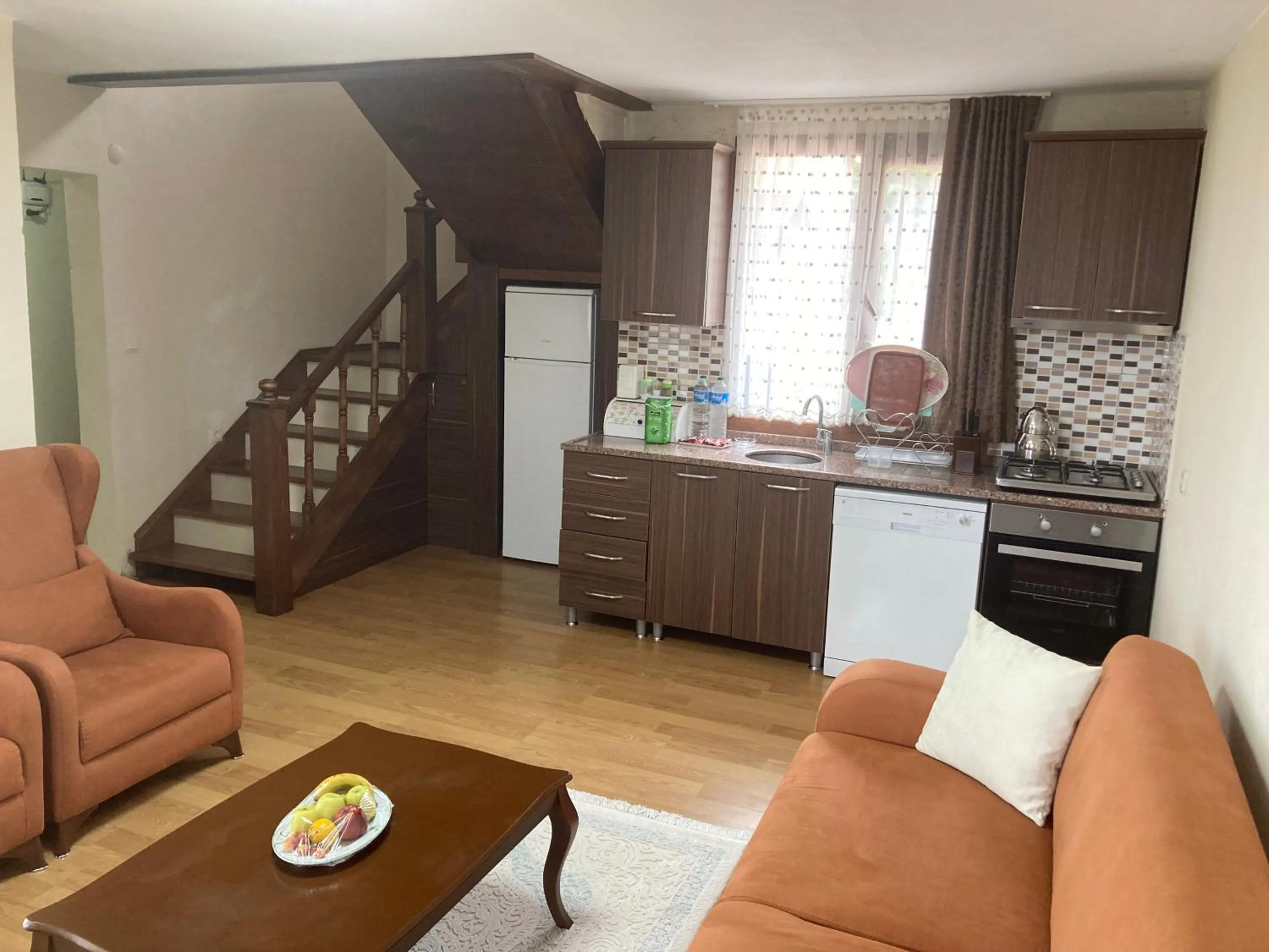 Kitchen or kitchenette in Zarha Mountain Villas