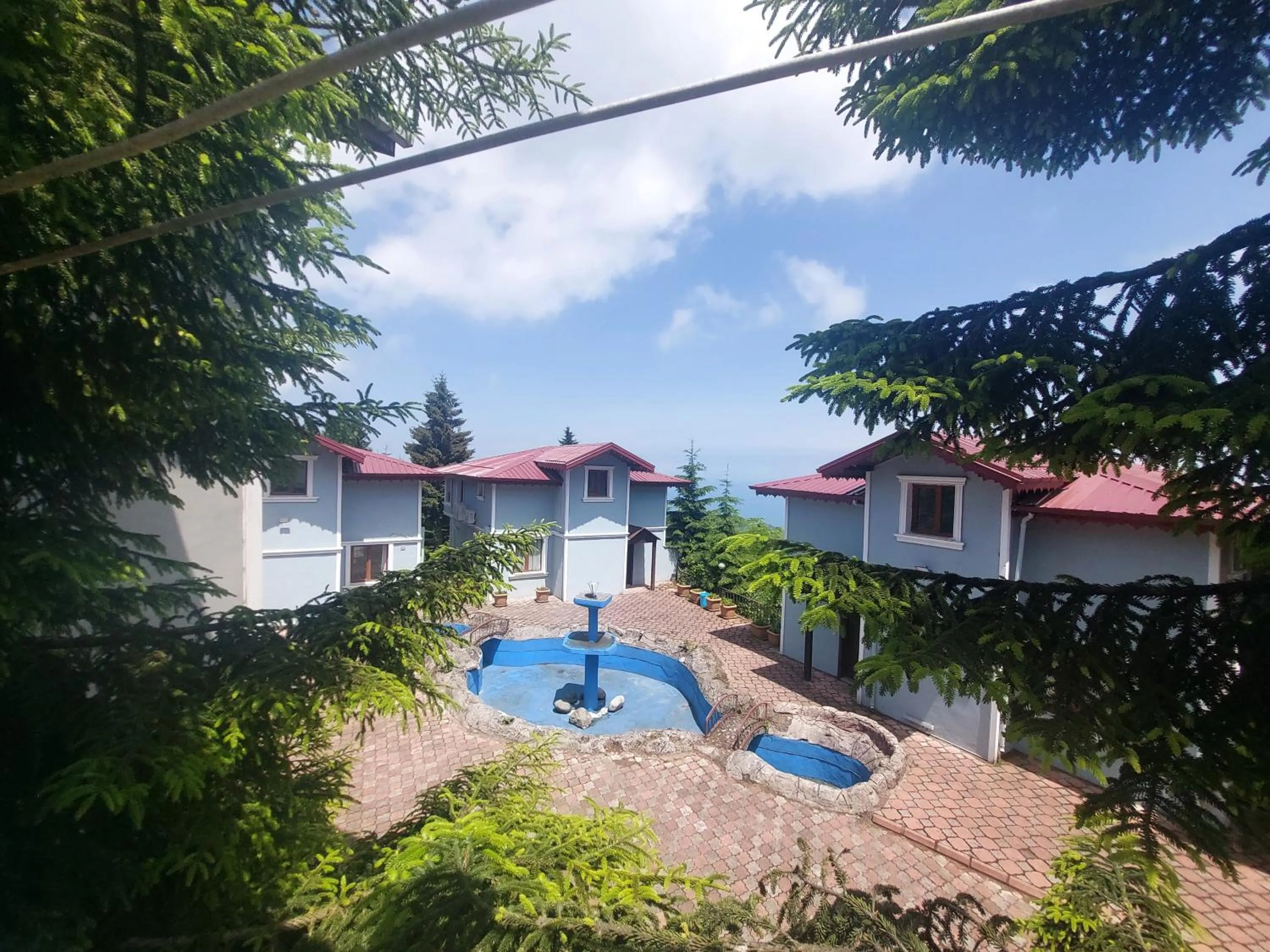 Garden view in Zarha Mountain Villas