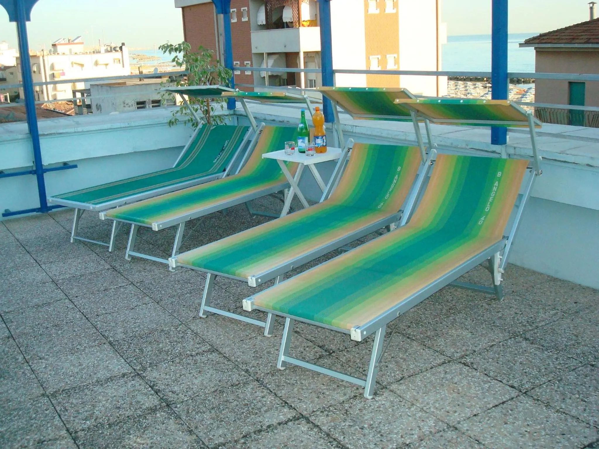 Balcony/Terrace in Hotel Villa Ersilia Rimini B&B
