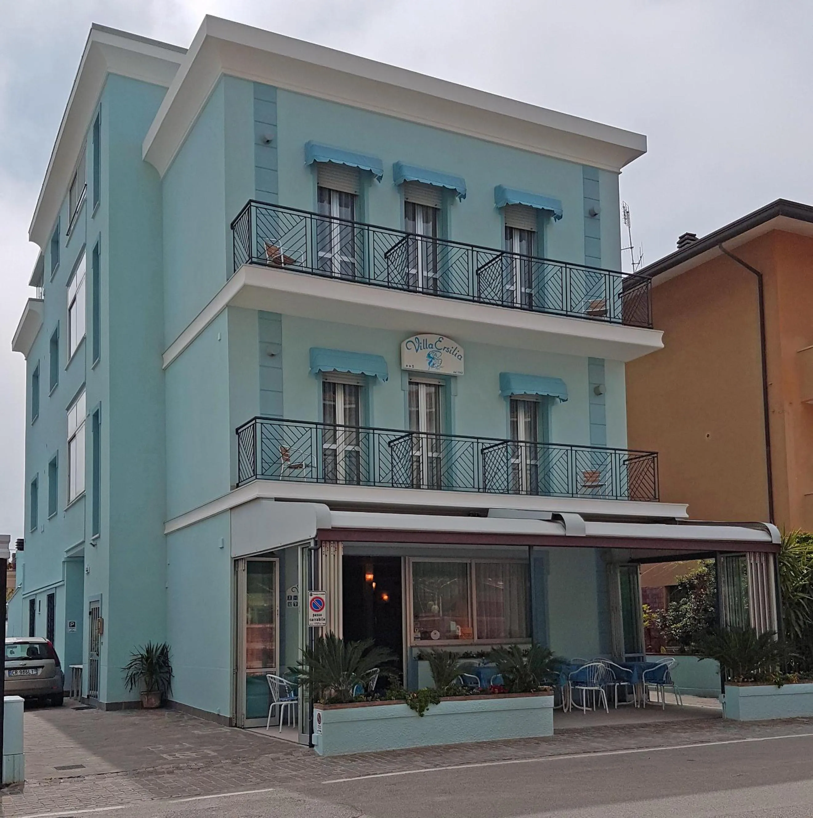 Property building in Hotel Villa Ersilia Rimini B&B