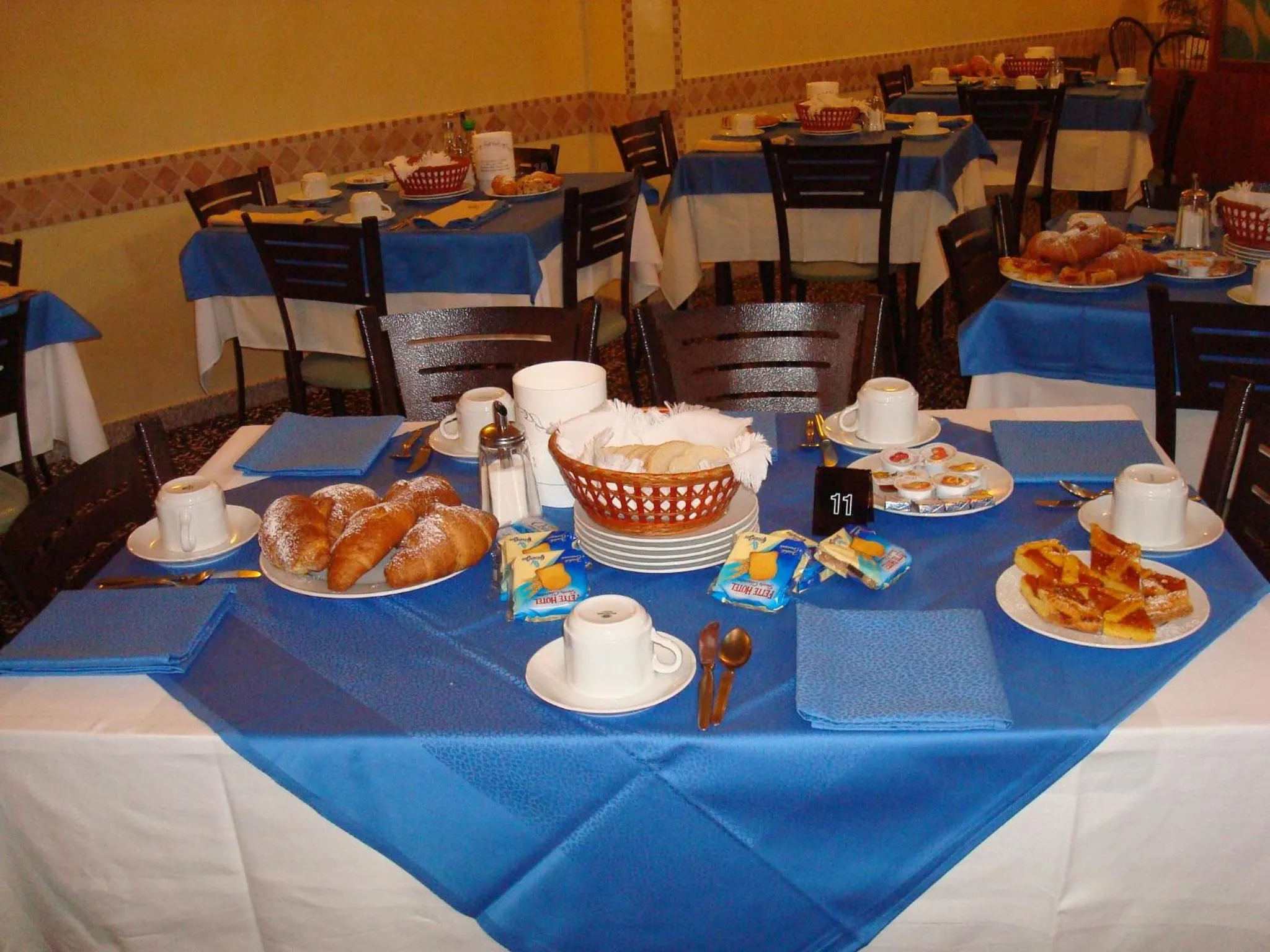Buffet breakfast in Hotel Villa Ersilia Rimini B&B