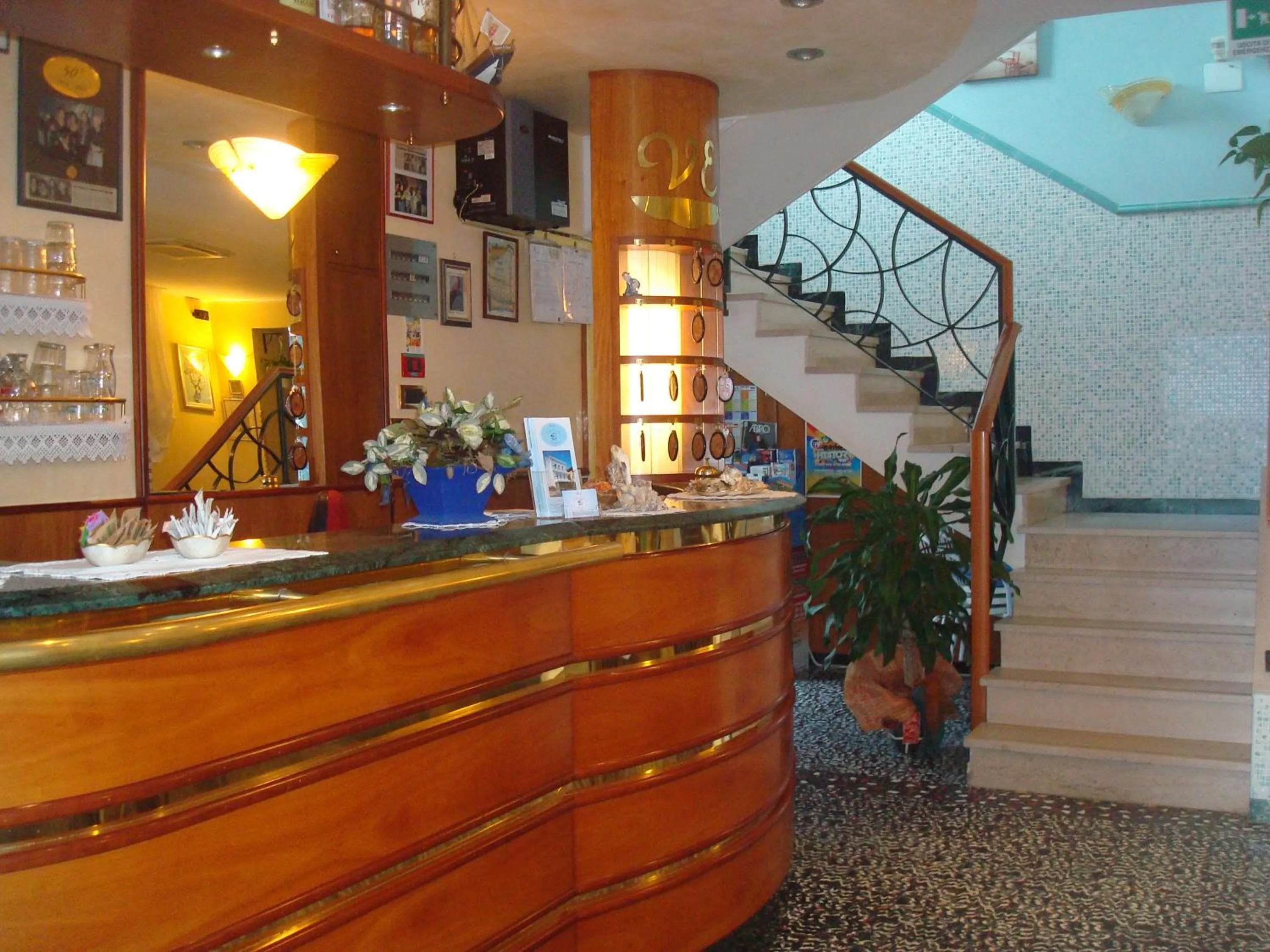 Lobby or reception in Hotel Villa Ersilia Rimini B&B