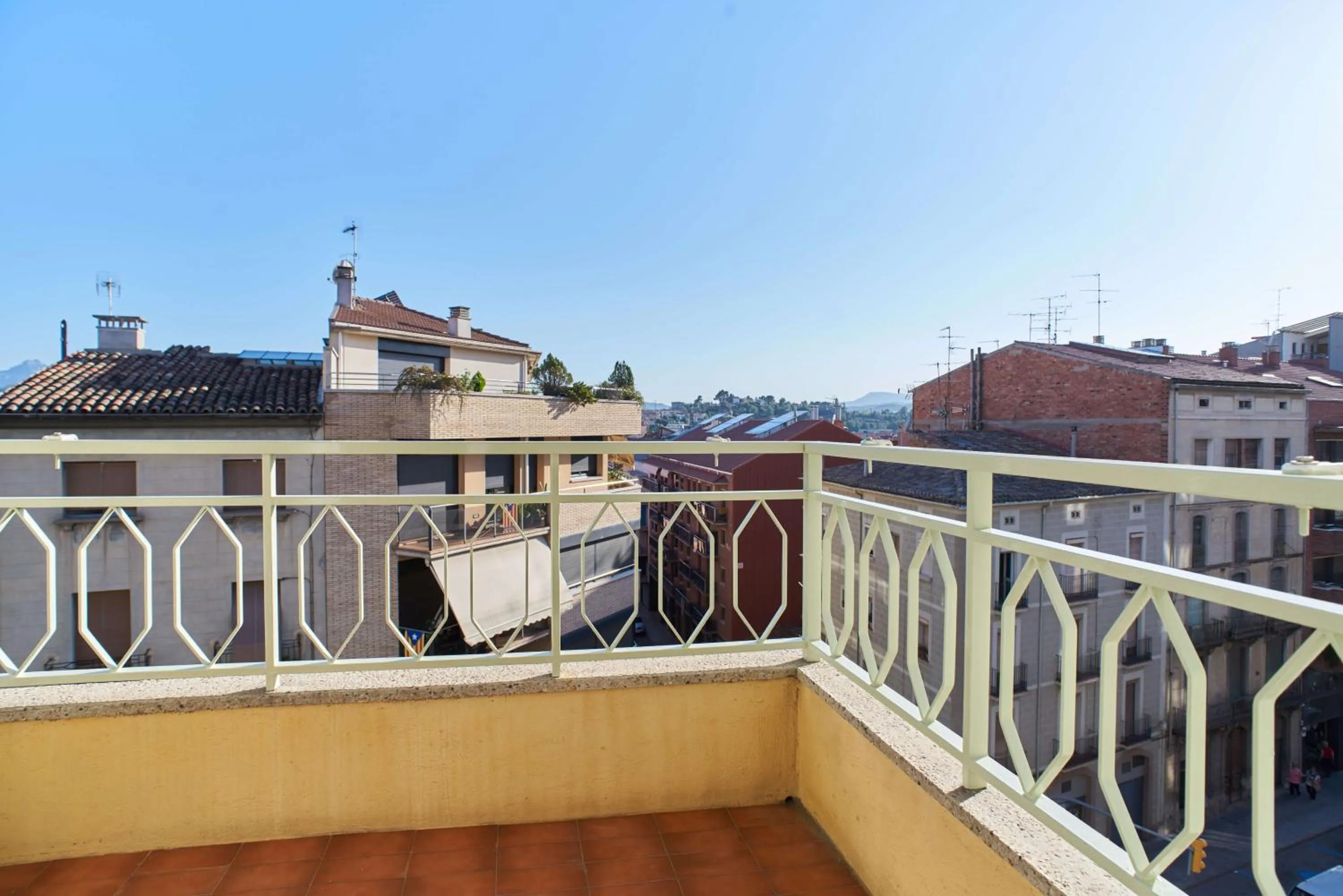 Balcony/Terrace in Manresa Apartamentos Turísticos