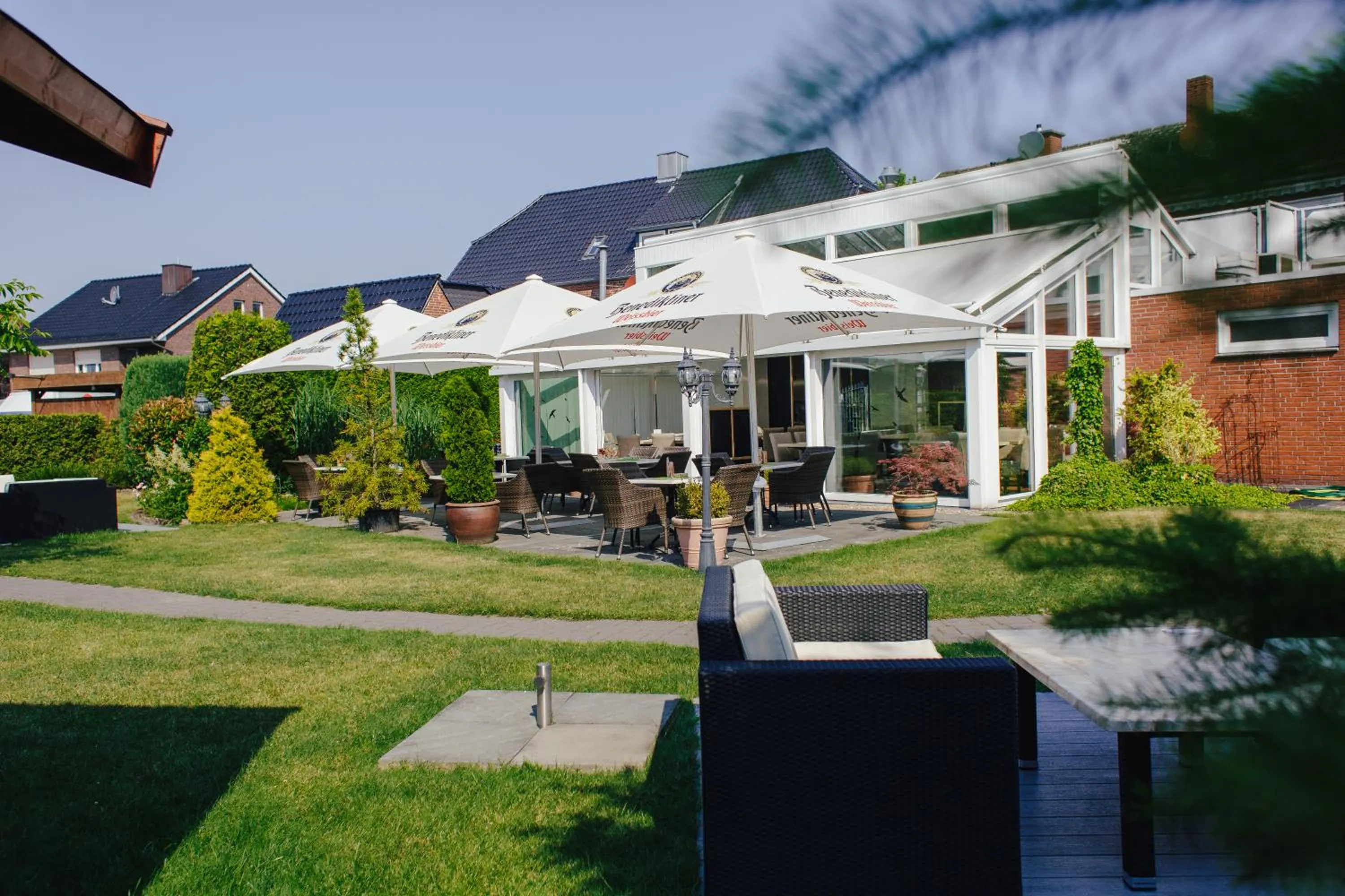 Garden view in Hotel Bolte