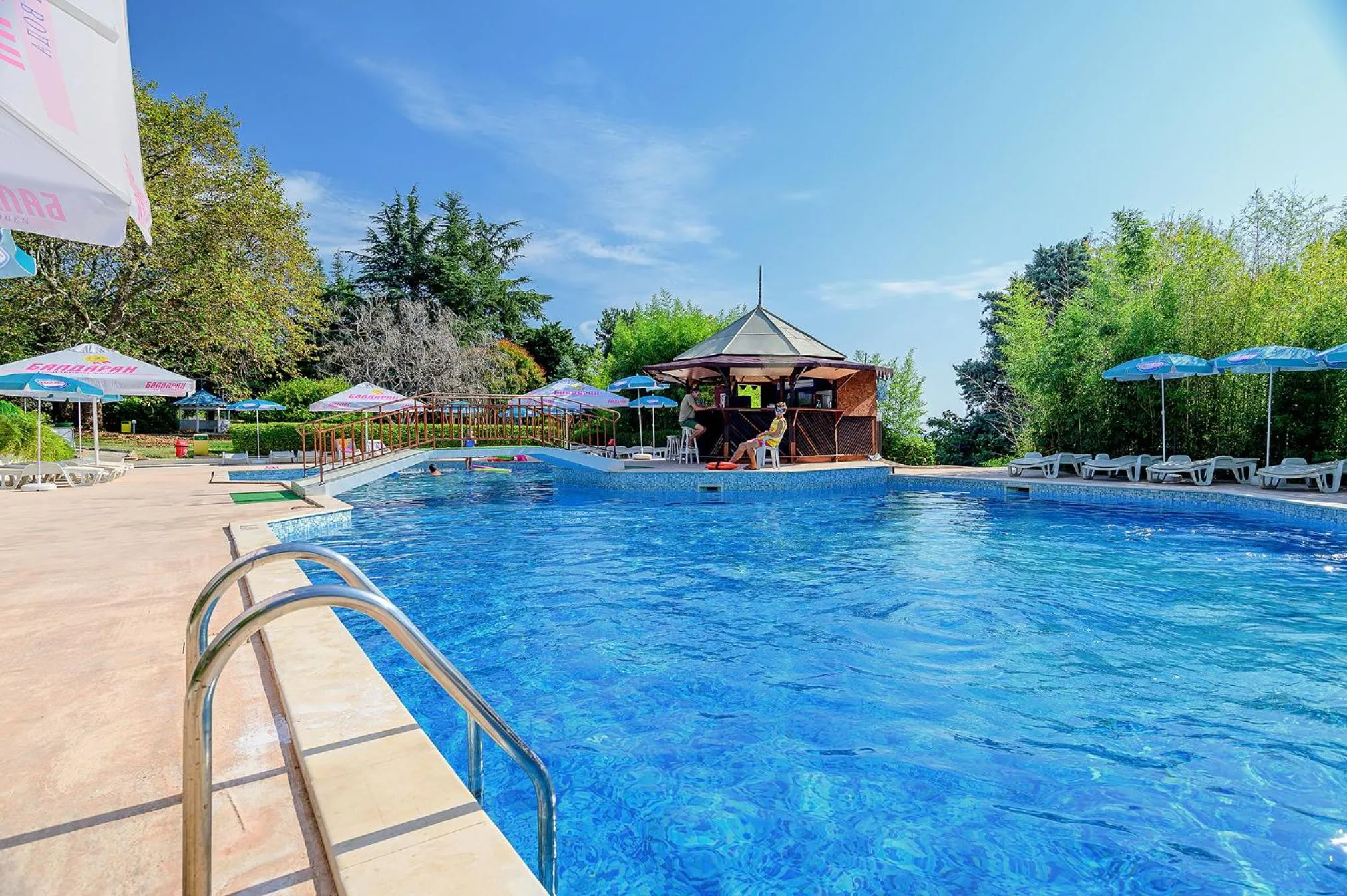Swimming pool in International House of Journalists Resort