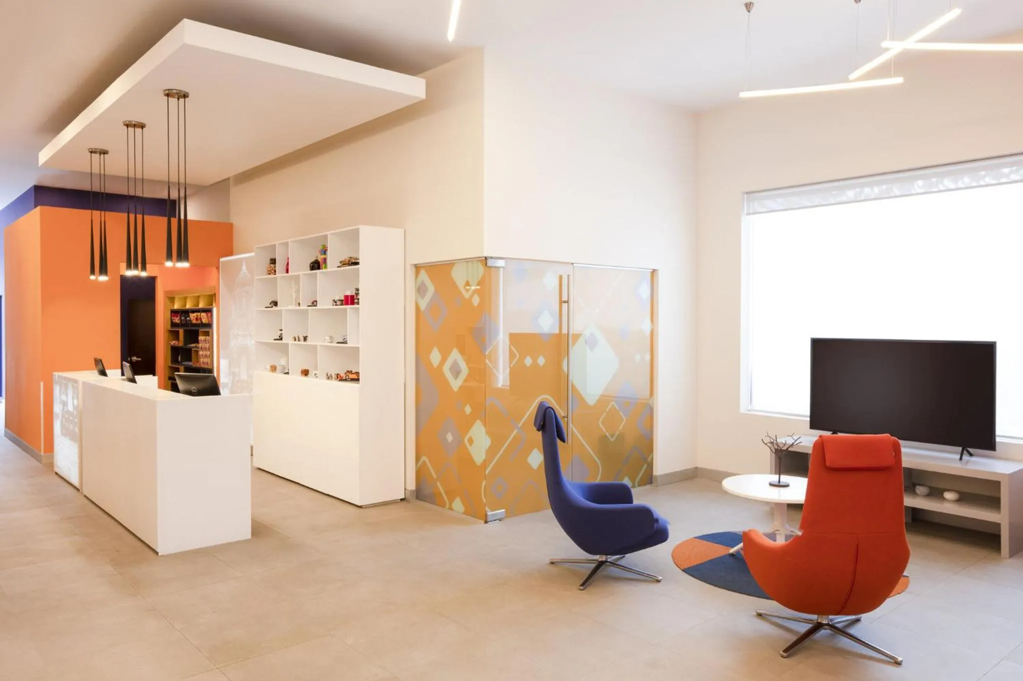 Lobby or reception in Fiesta Inn Express Monterrey Centro