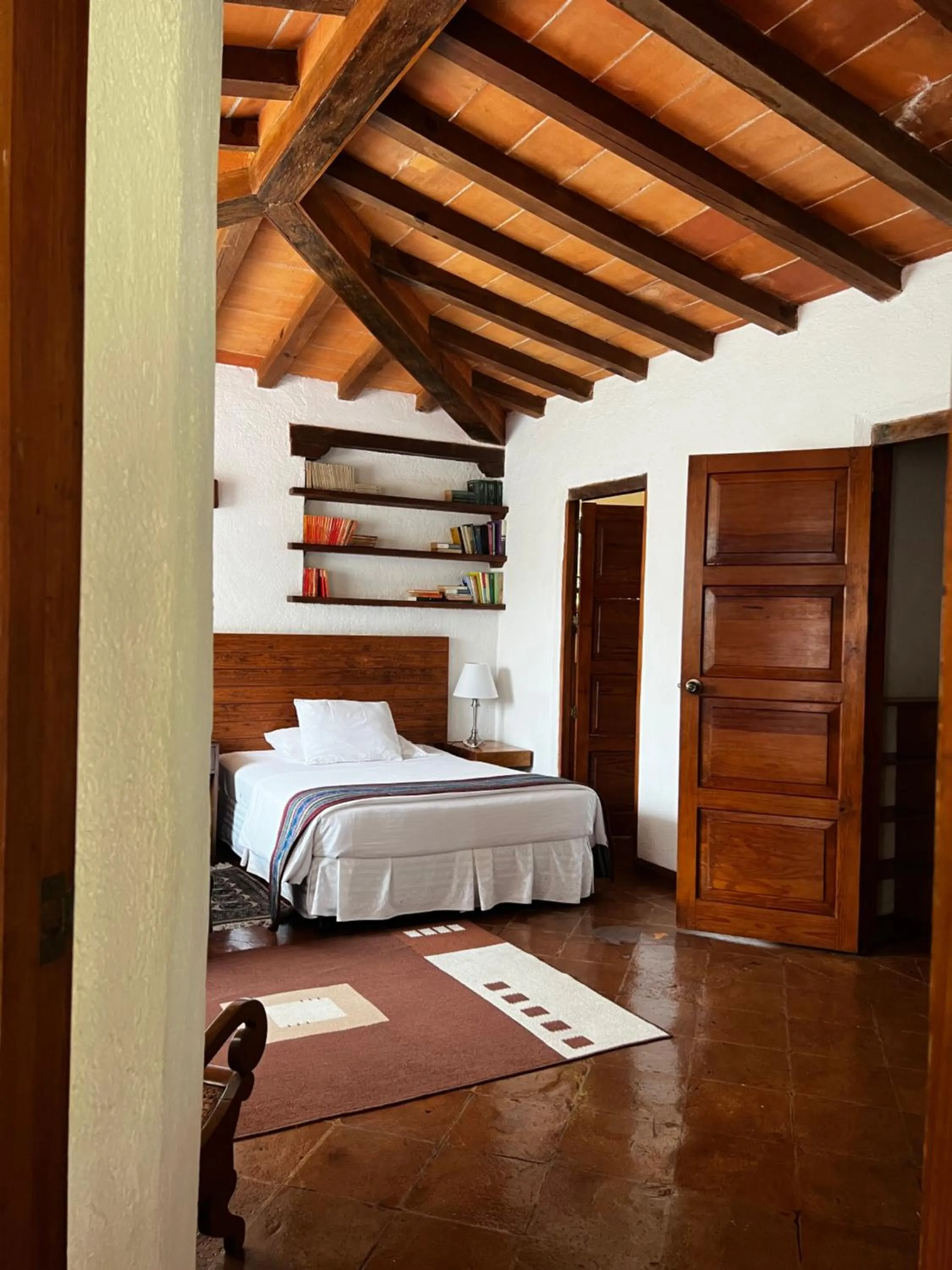 Bed in Casa Bugambilia, Un Pequeño Hotel en Tepoztlán