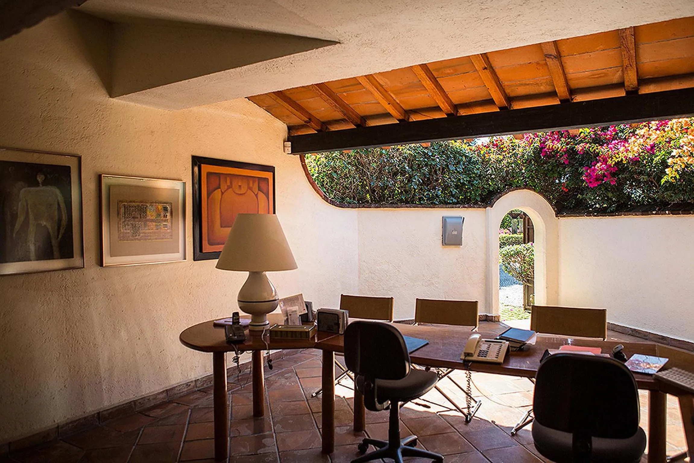 Lobby or reception in Casa Bugambilia, Un Pequeño Hotel en Tepoztlán