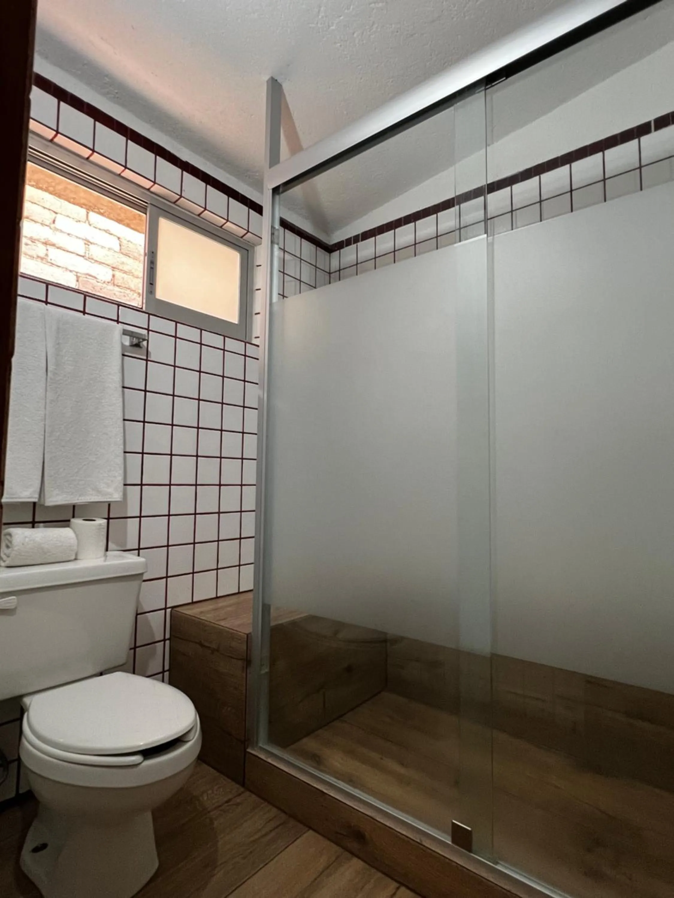 Shower in Casa Bugambilia, Un Pequeño Hotel en Tepoztlán