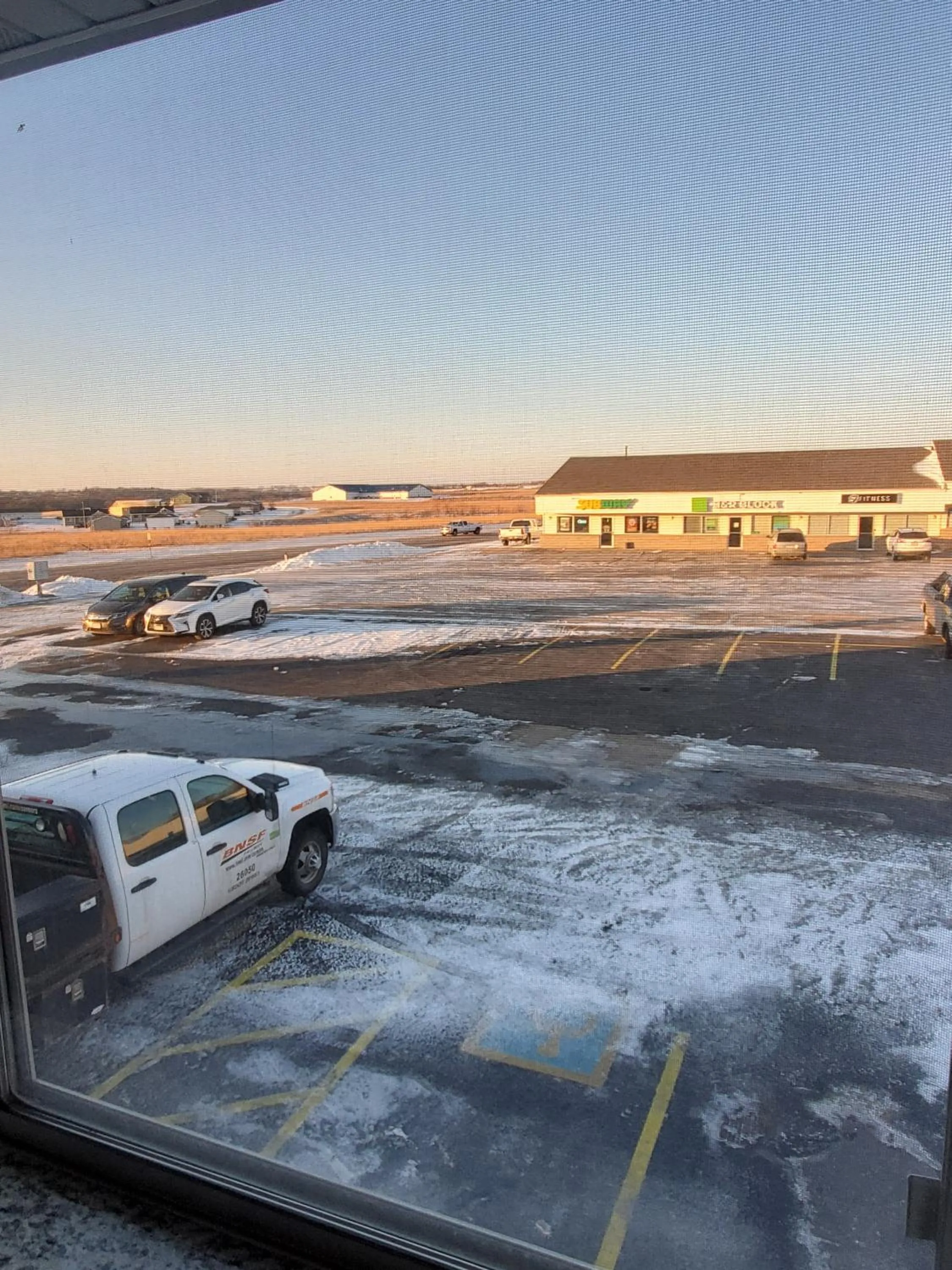 Sunset in Super 7 Inn Tecumseh