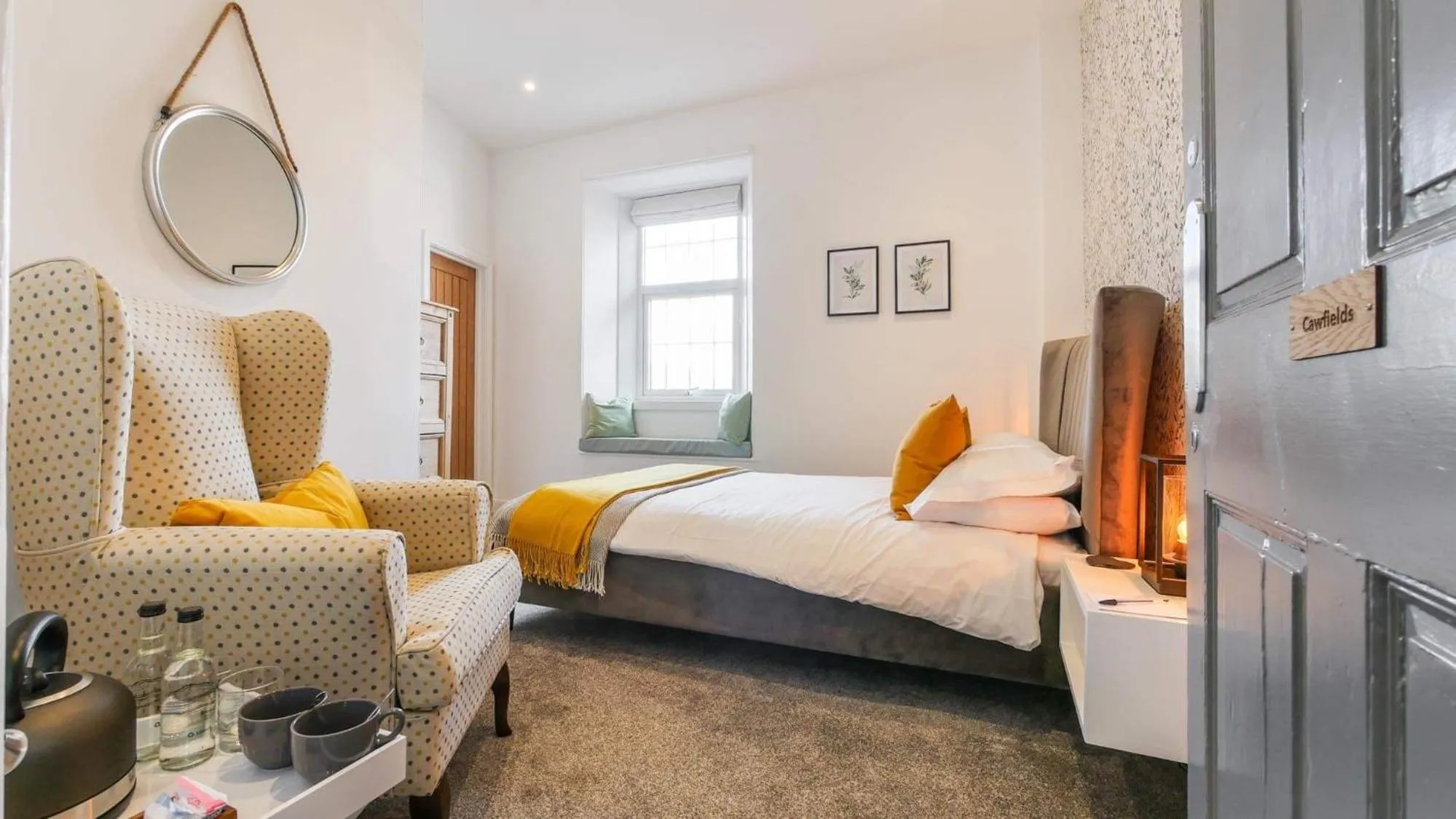 Bed in The Greenhead Hotel