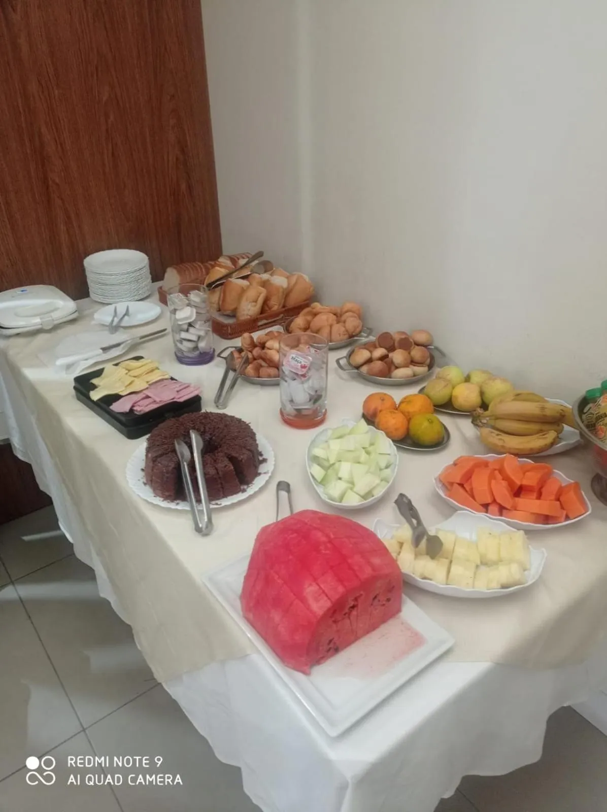 Buffet breakfast in Hotel Elo Curitiba