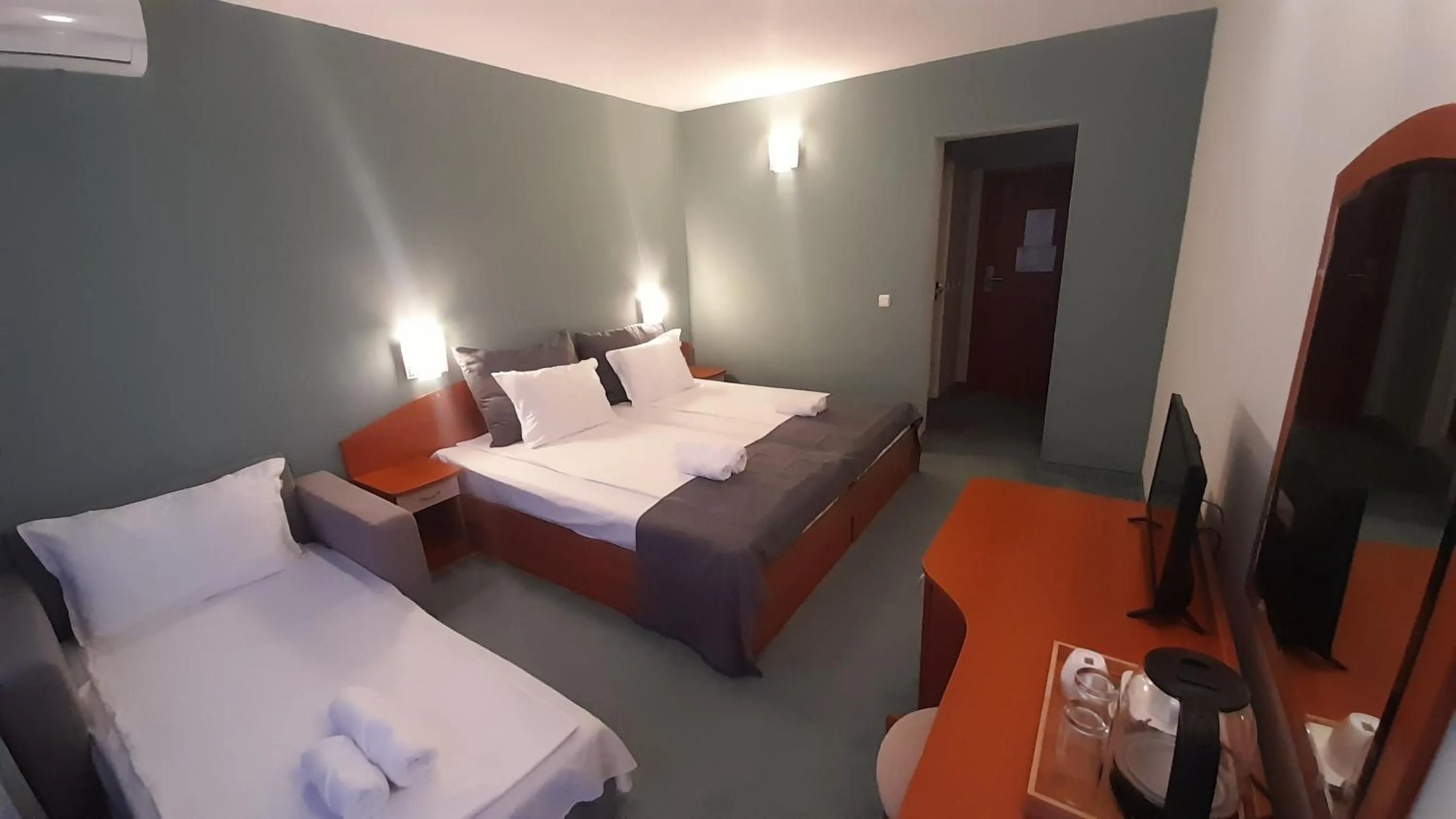 Bed in Family Hotel Saga