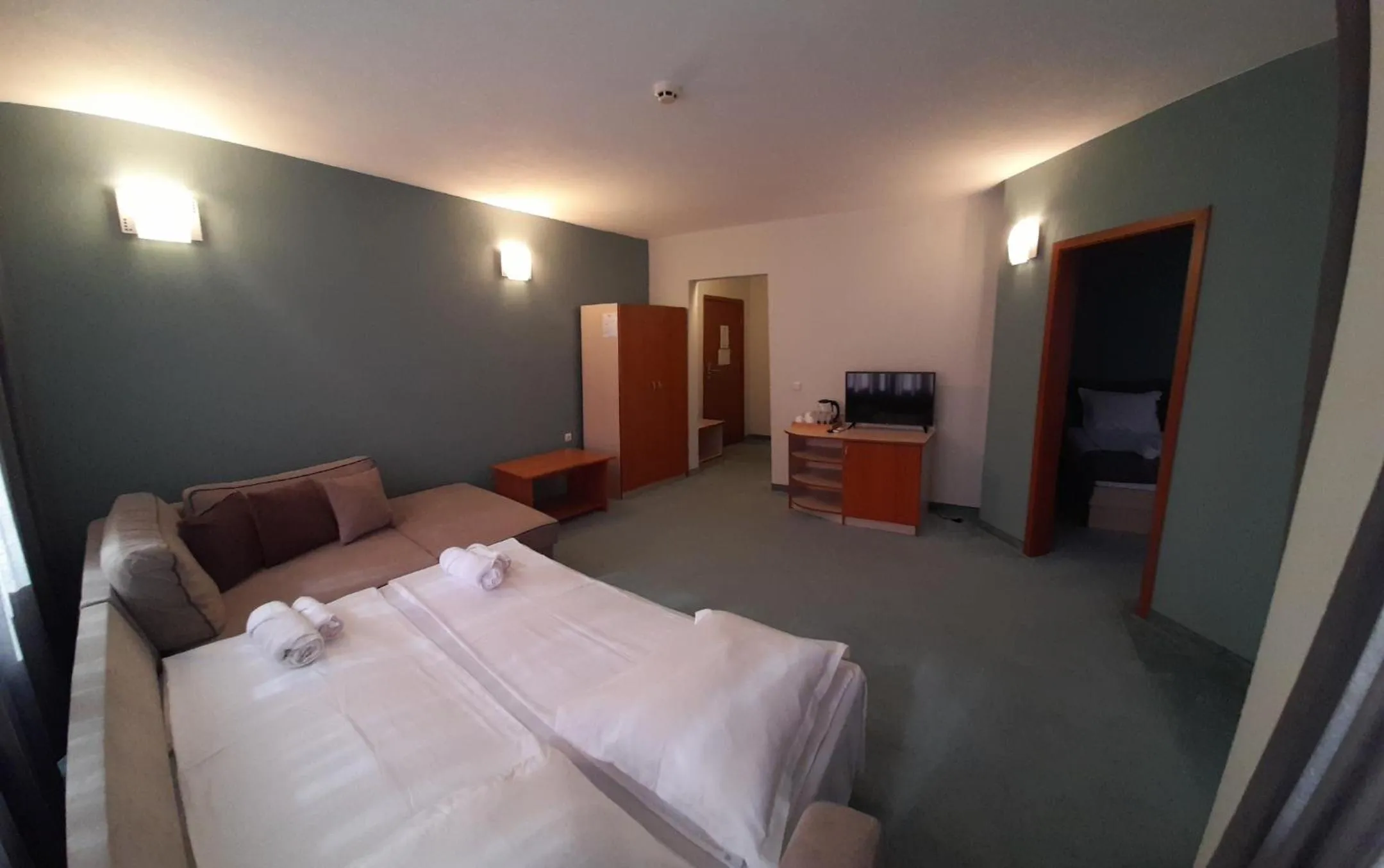 Bed in Family Hotel Saga