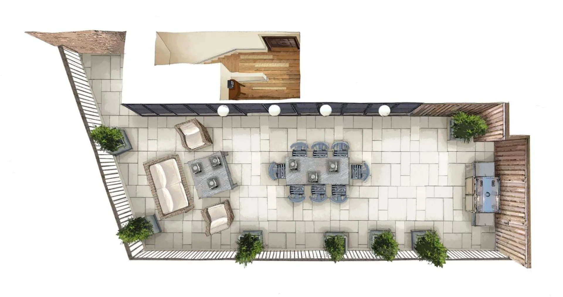 Floor plan in The Ned NoMad