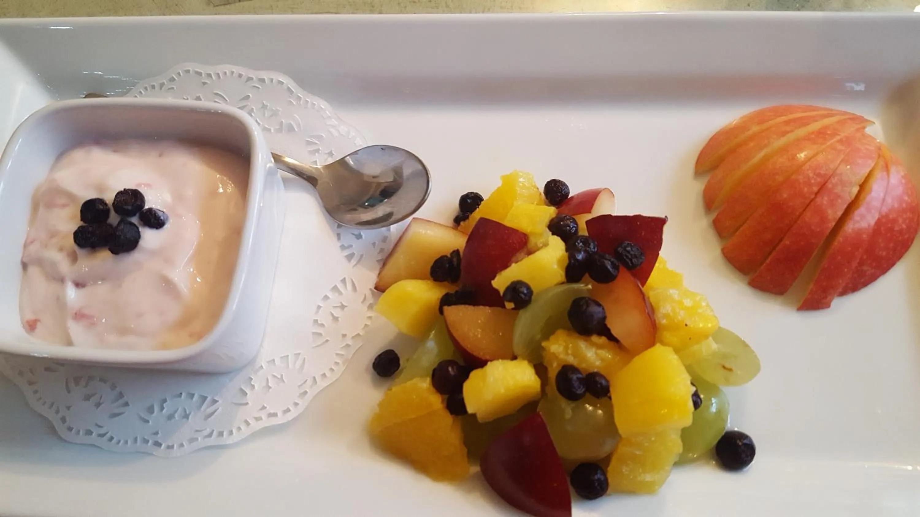 Food close-up in The White Dove Bed and Breakfast with Glamping Newark showground