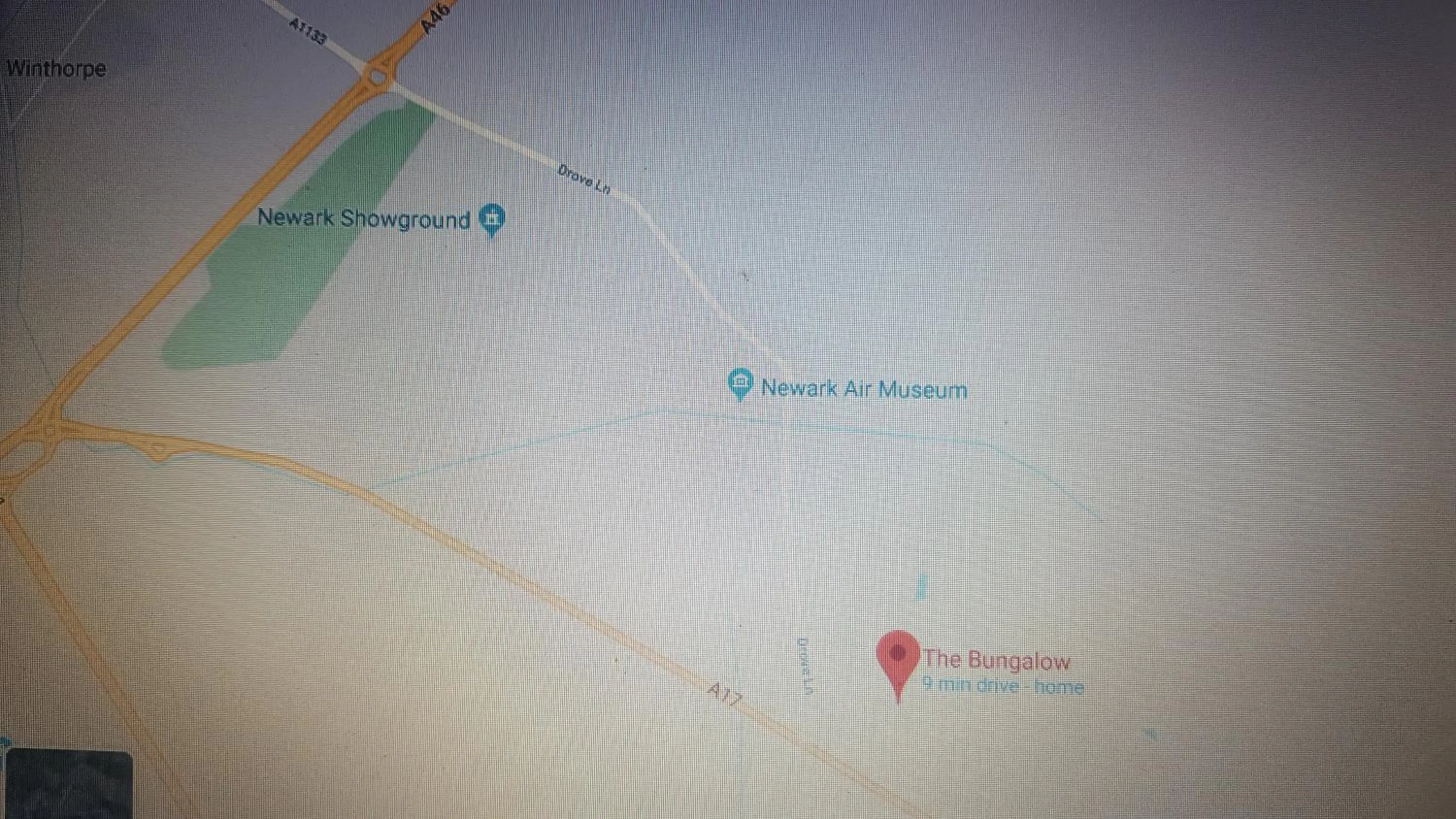 Bird's eye view in The White Dove Bed and Breakfast with Glamping Newark showground