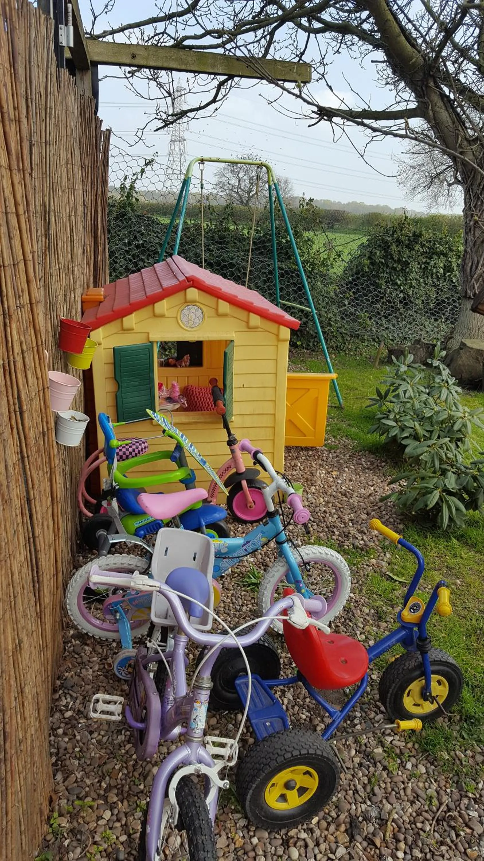 Children play ground in The White Dove Bed and Breakfast with Glamping Newark showground