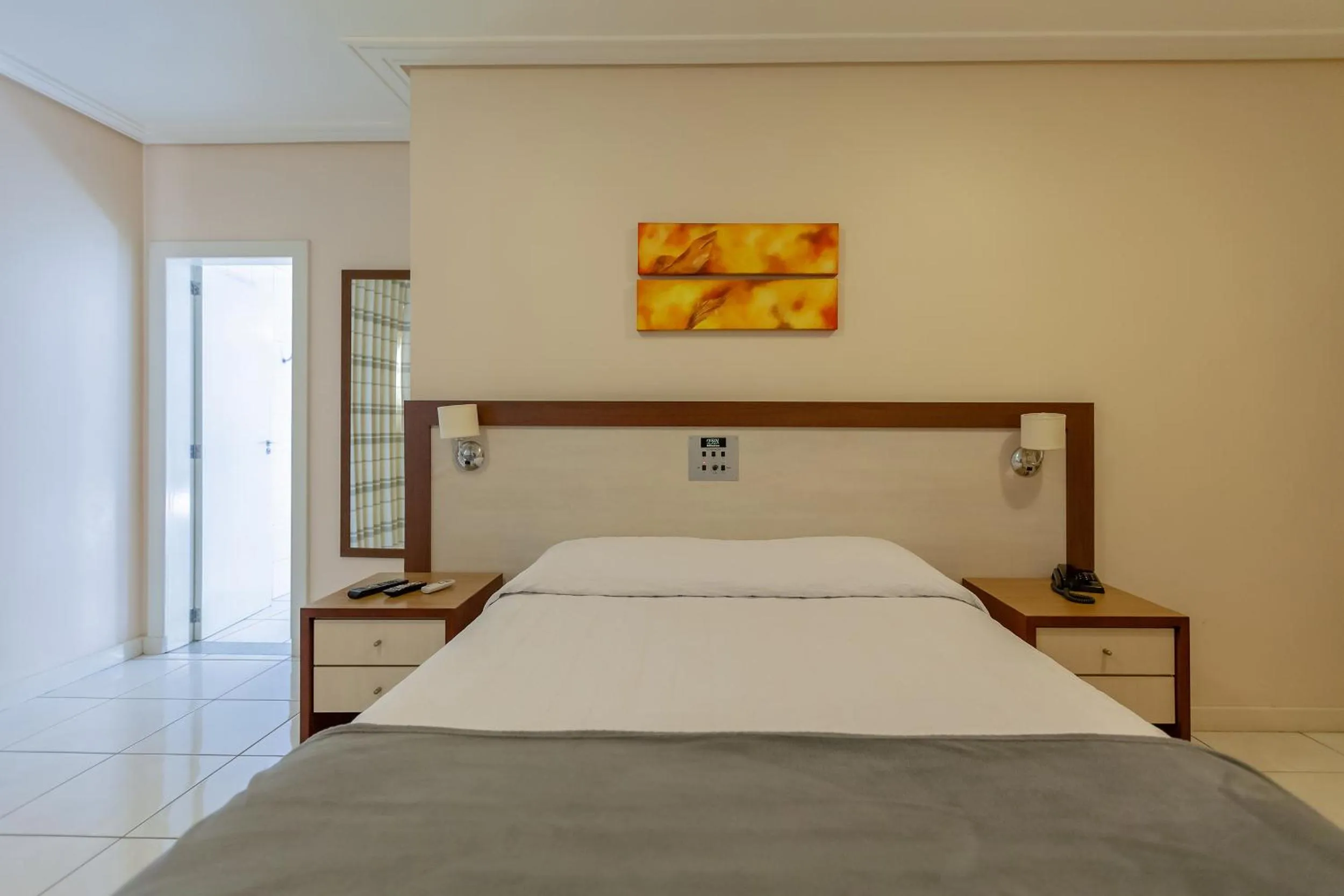 Bedroom, Bed in Tri Hotel Executive Criciúma