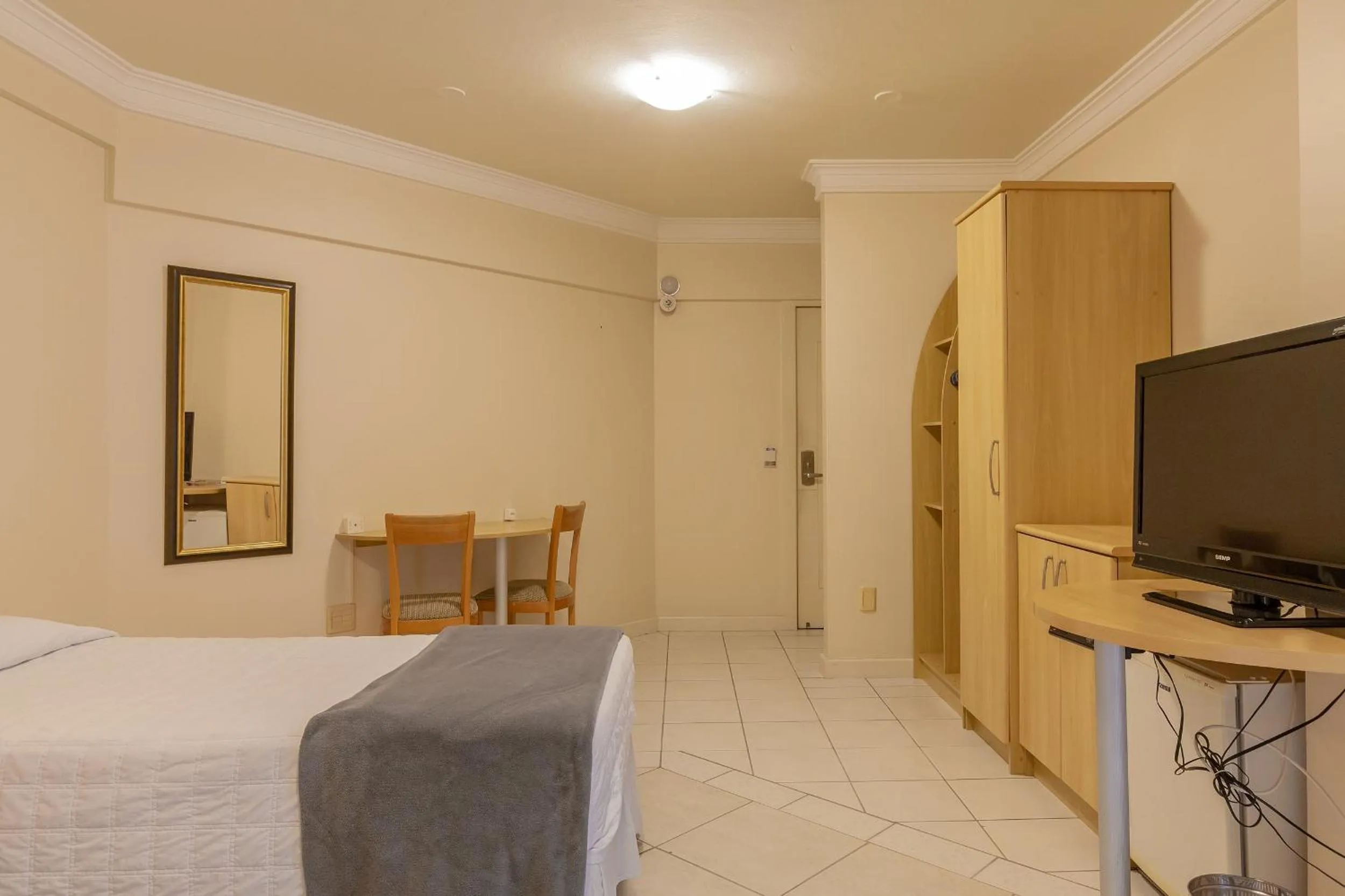 Bedroom, Bed in Tri Hotel Executive Criciúma