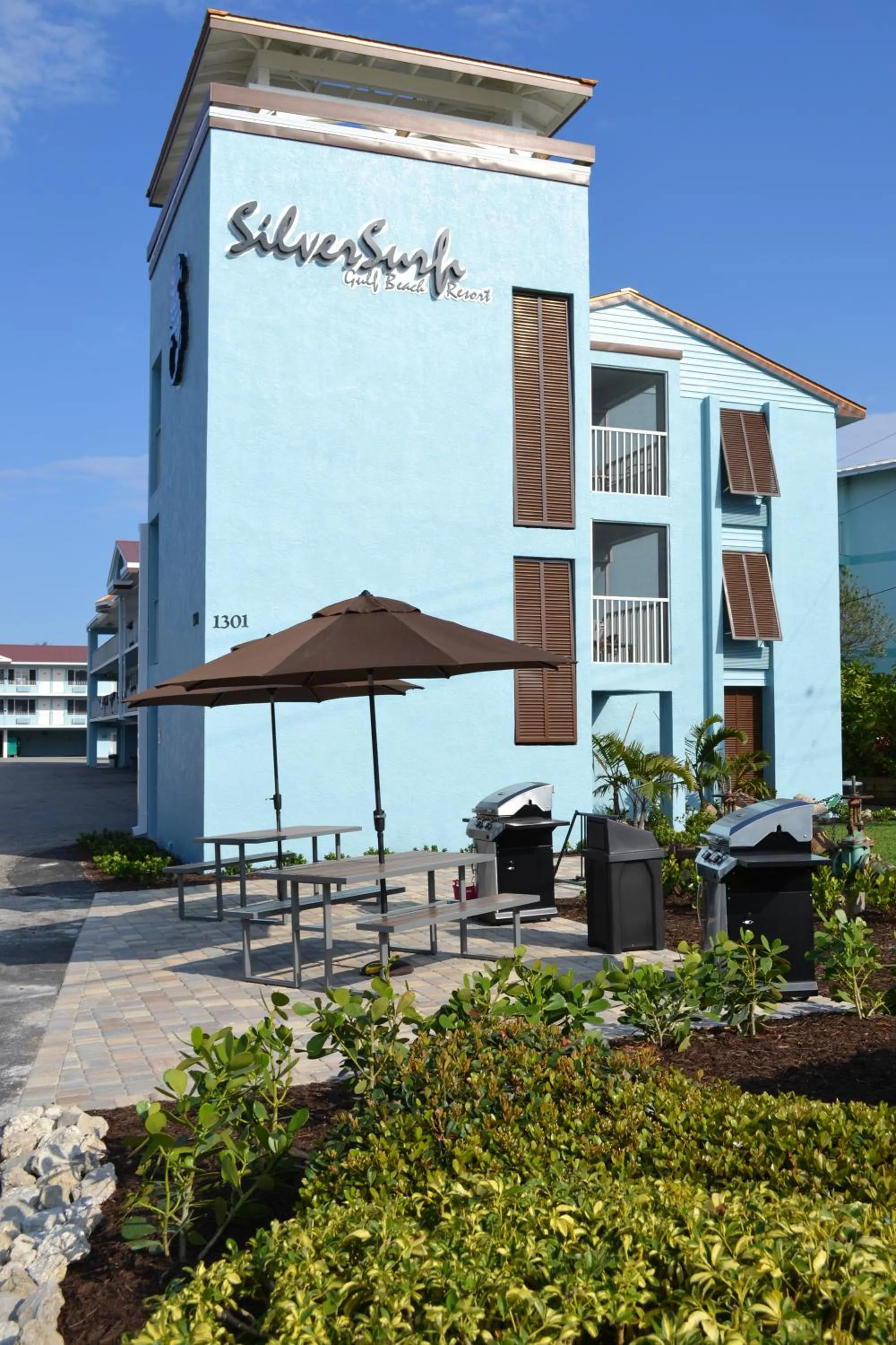 Facade/entrance in Silver Surf Gulf Beach Resort