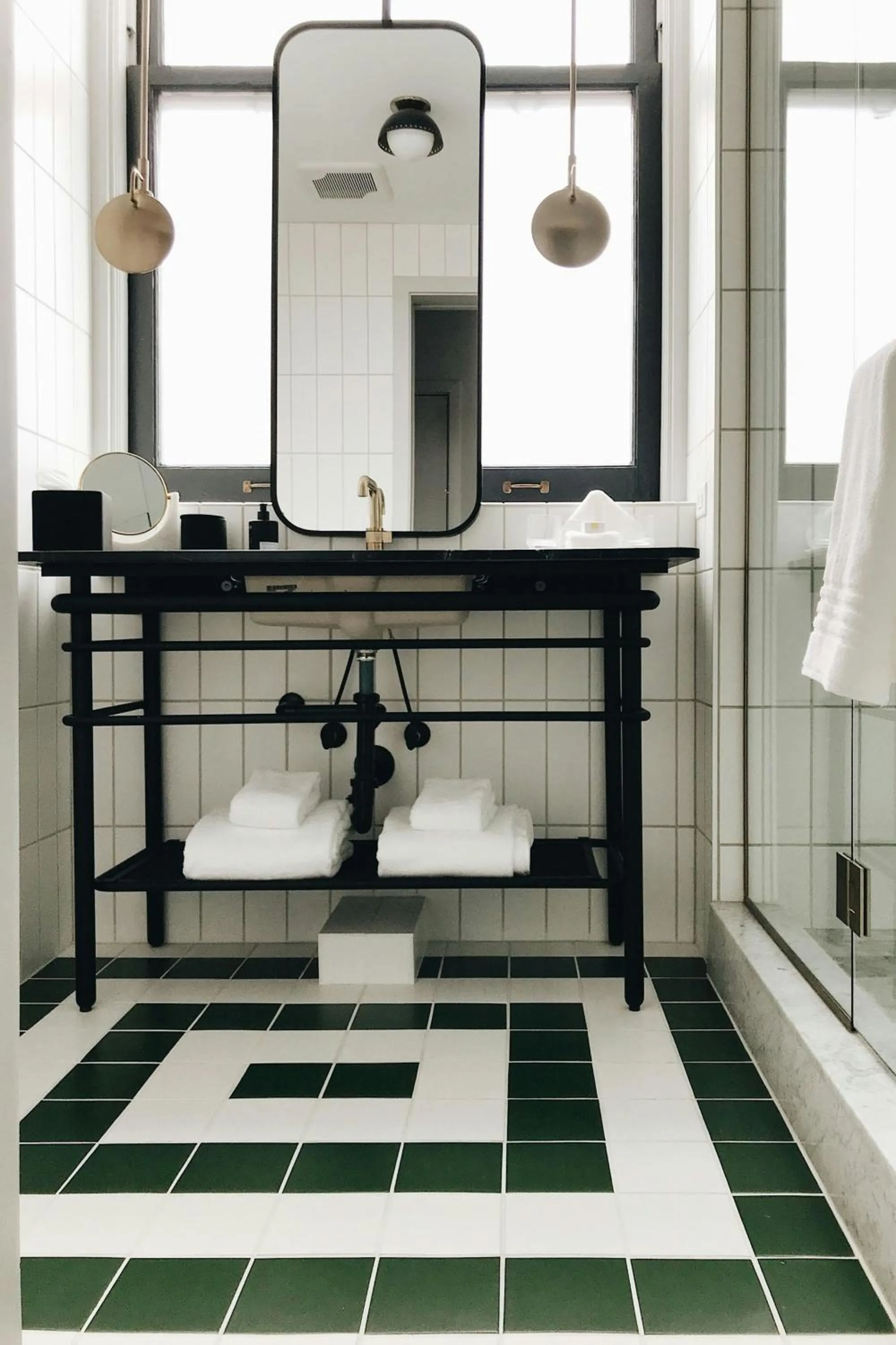 Bathroom in Woodlark Hotel Portland, a Tribute Portfolio Hotel