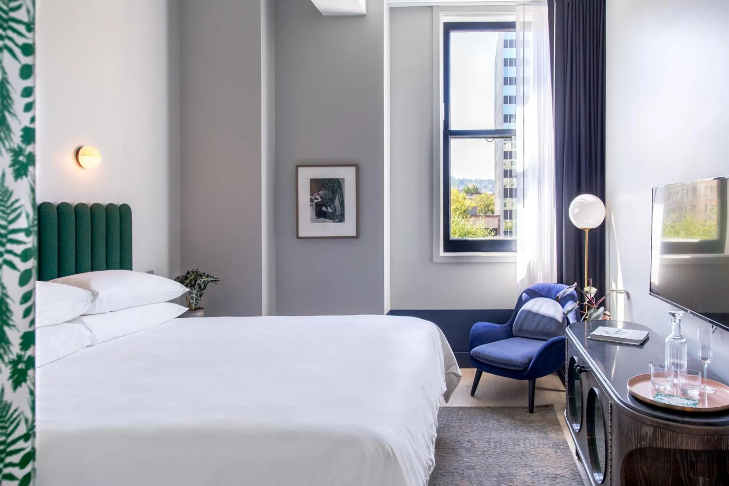 Bedroom, Bed in Woodlark Hotel Portland, a Tribute Portfolio Hotel