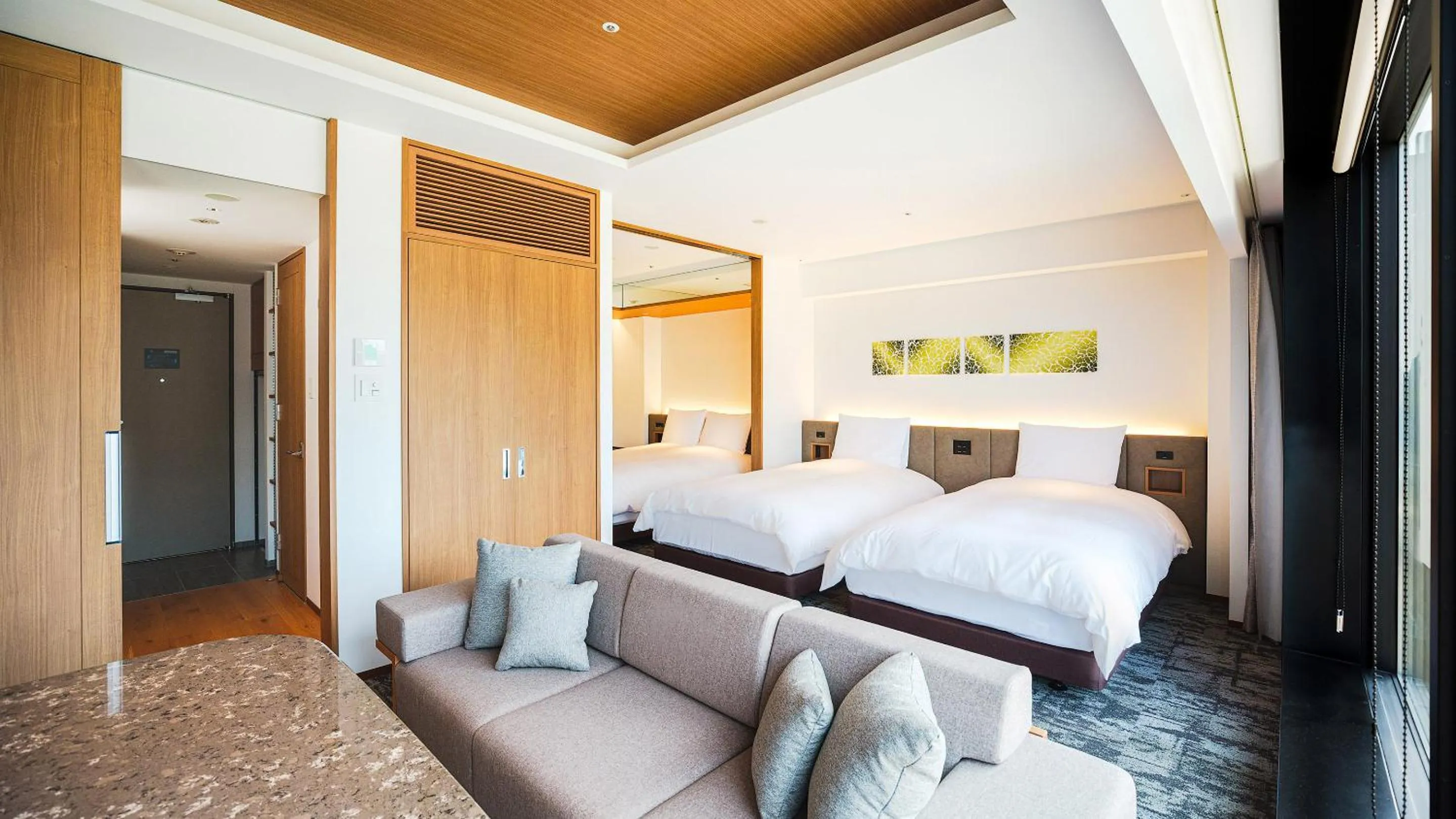 Photo of the whole room, Bed in HOTEL＆SPA CENTURY MARINA HAKODATE